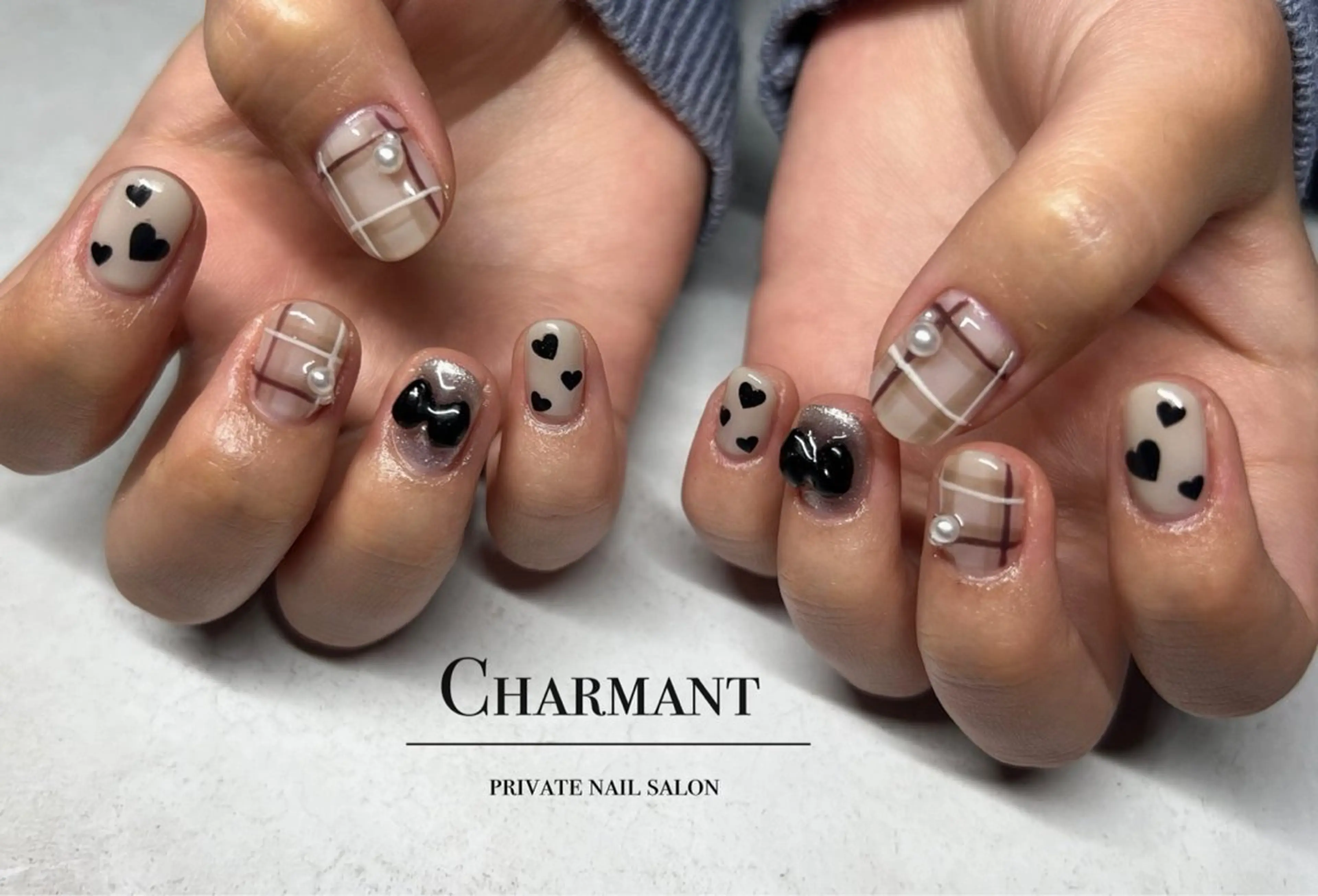 ネイル ハンドネイル Minako 【Charmant】のネイルデザイン