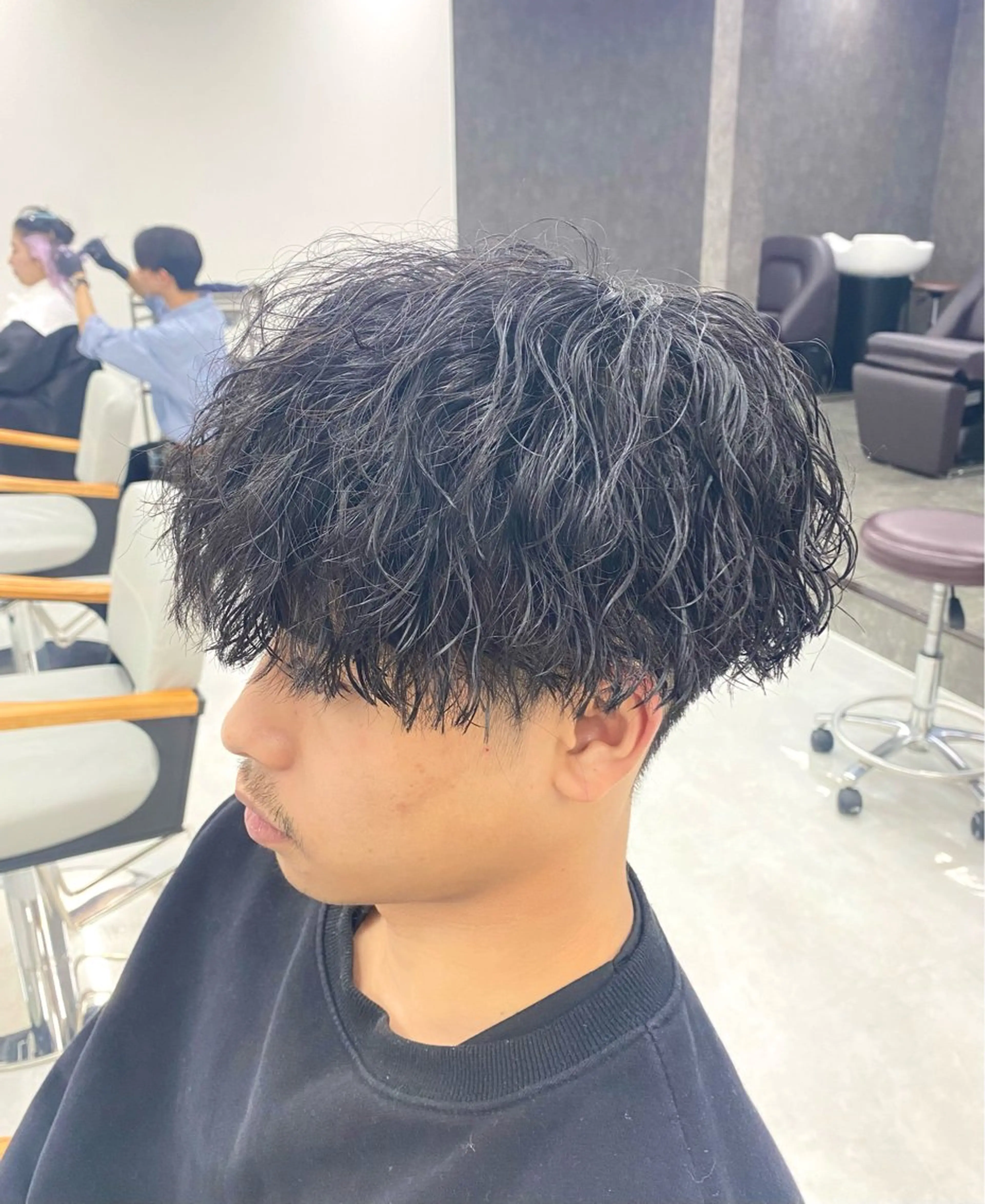 ショート カット パーマ 川村 涼介のヘアスタイル