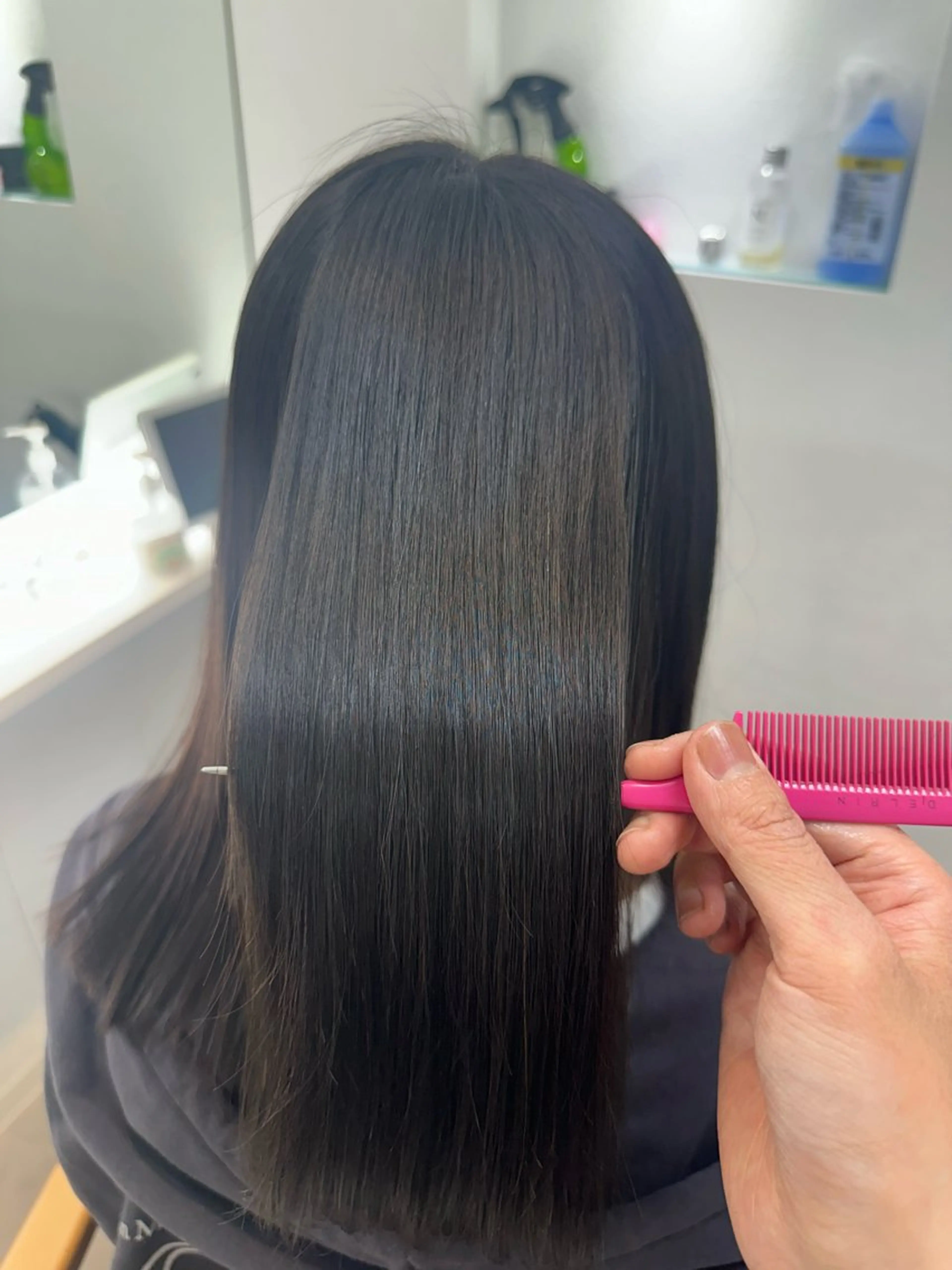 ロング 縮毛矯正 トリートメント カット 縮毛矯正 トリートメント 甲斐 飛鳥のヘアスタイル