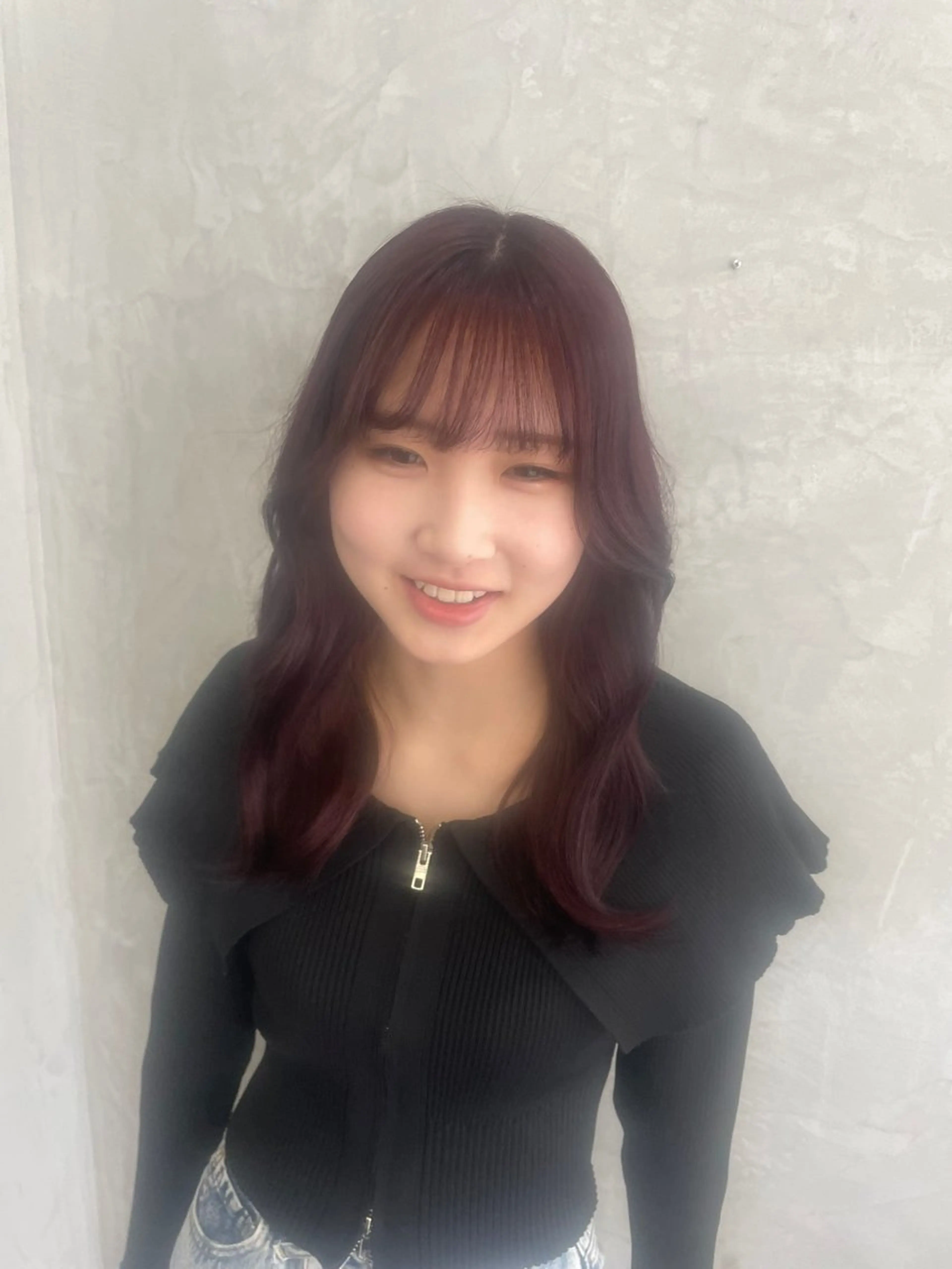 ロング ヘアカラー MaisonHALU さくらのヘアスタイル