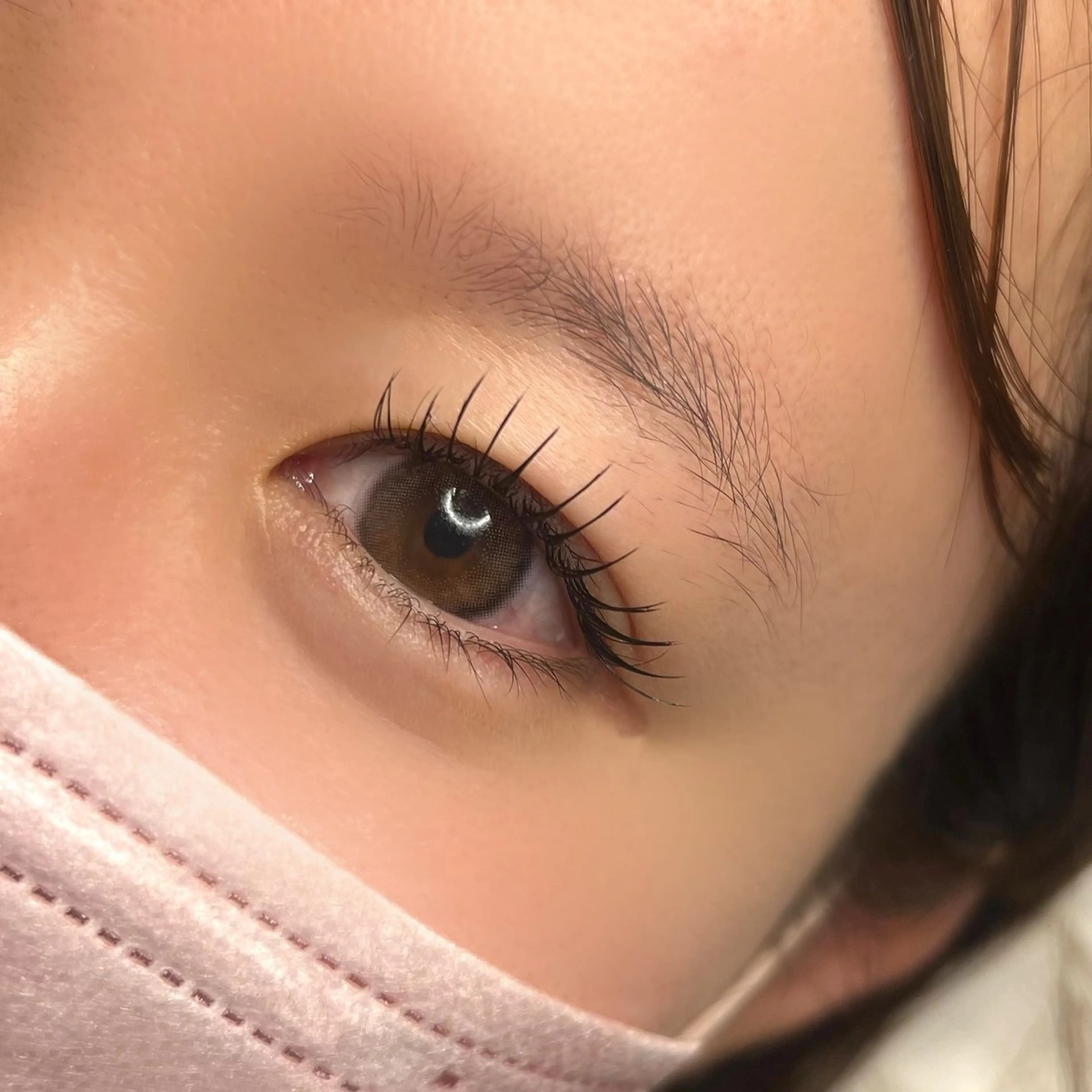 【フラットラッシュ80本】アイシャンプー/コーディング付き◎の写真