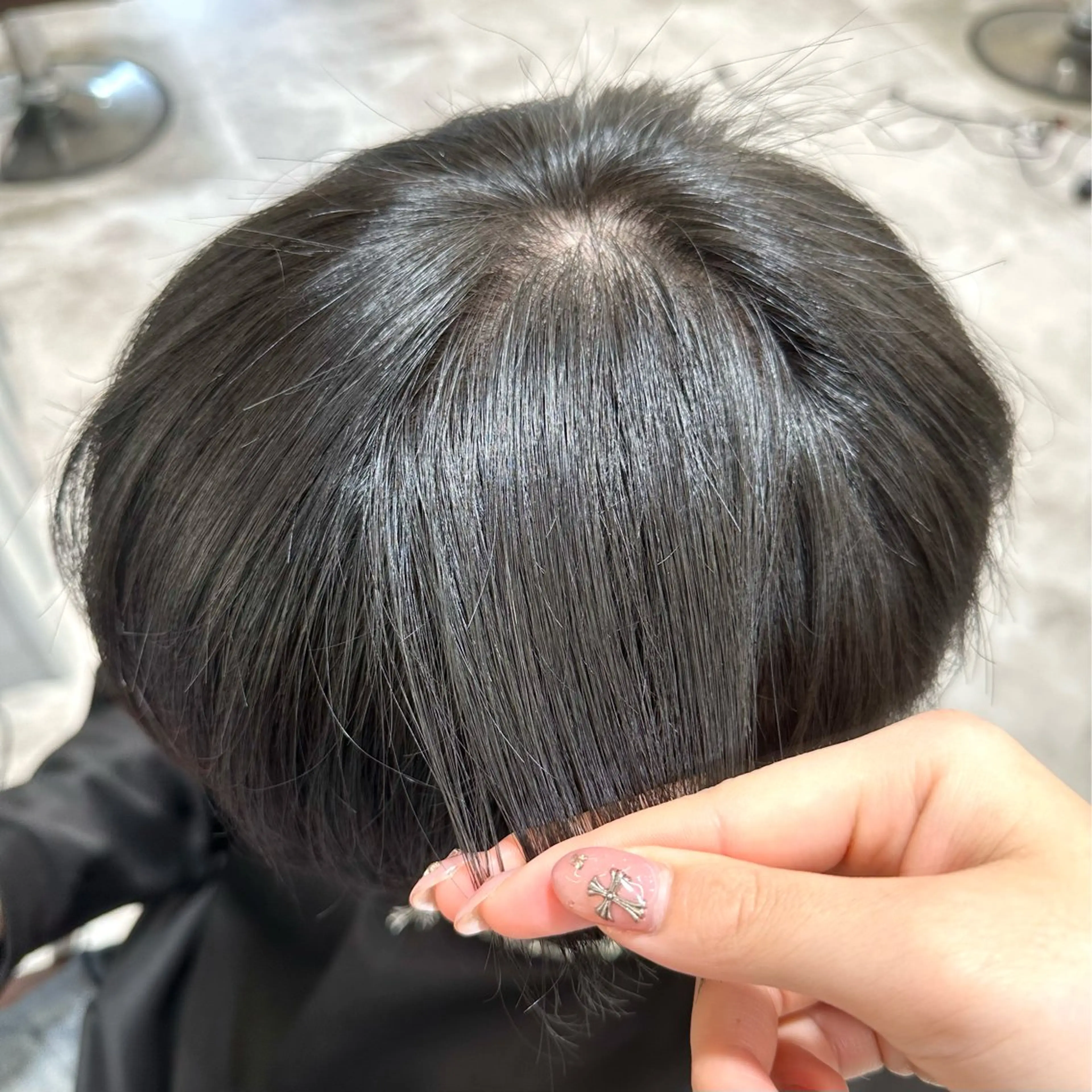 ショート ヘアアレンジ メンズ カット 縮毛矯正 メンズ/心斎橋/ Momoka💎🫧のヘアスタイル