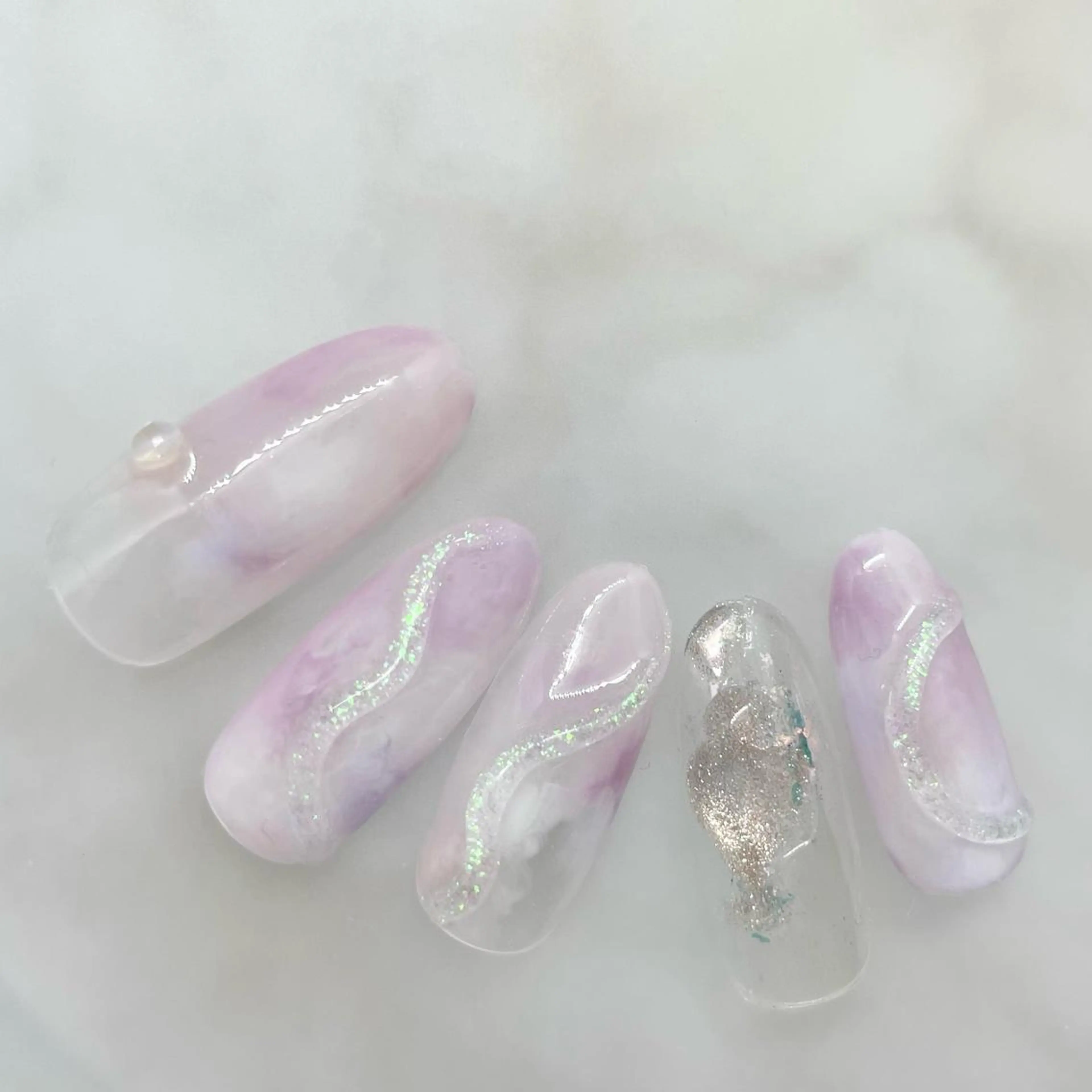 ネイル アートネイル ハンドネイル A85G ayakoのネイルデザイン