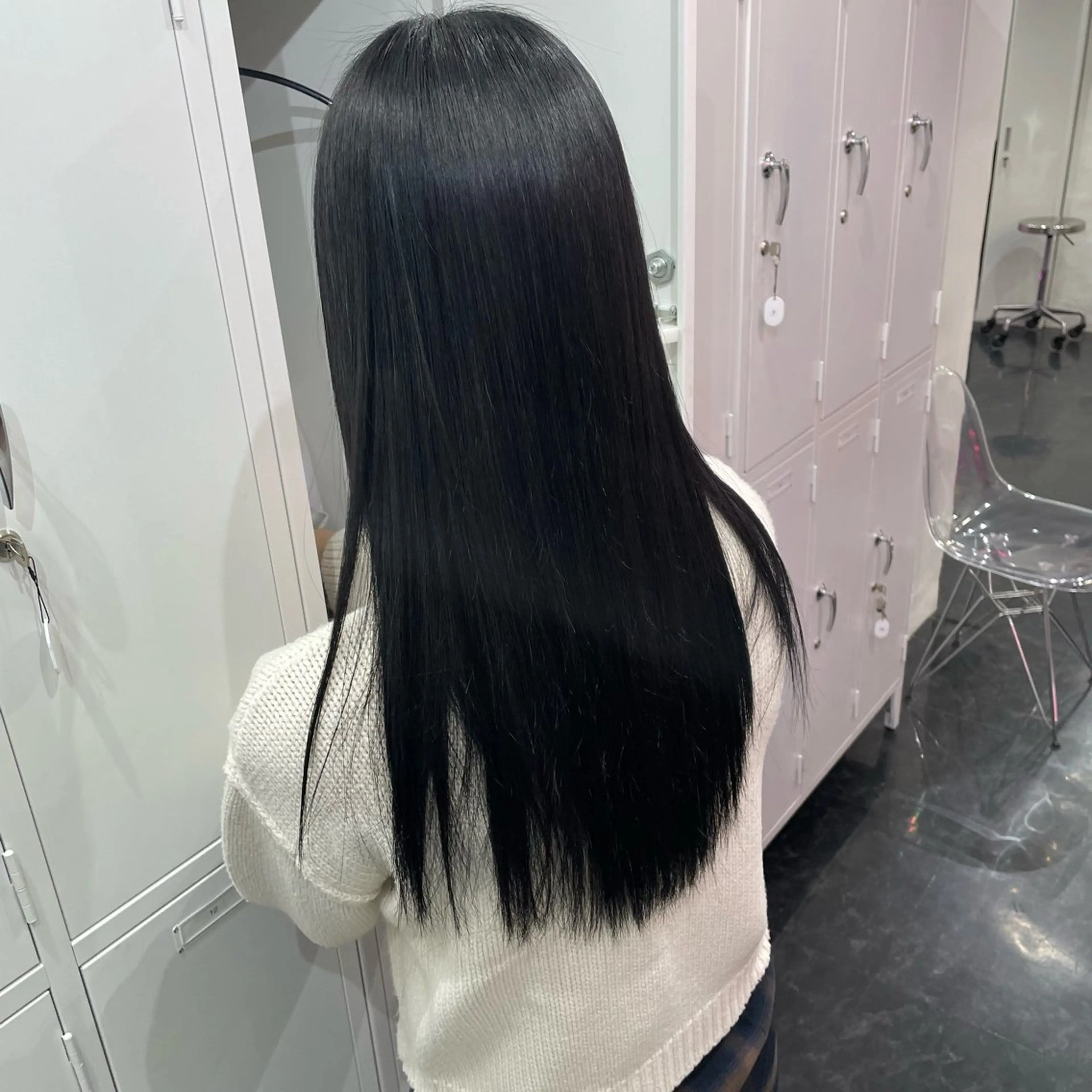 ロング カラー 透明感カラー 抜け感/ワンカラー/ 明大前/桑田のヘアスタイル