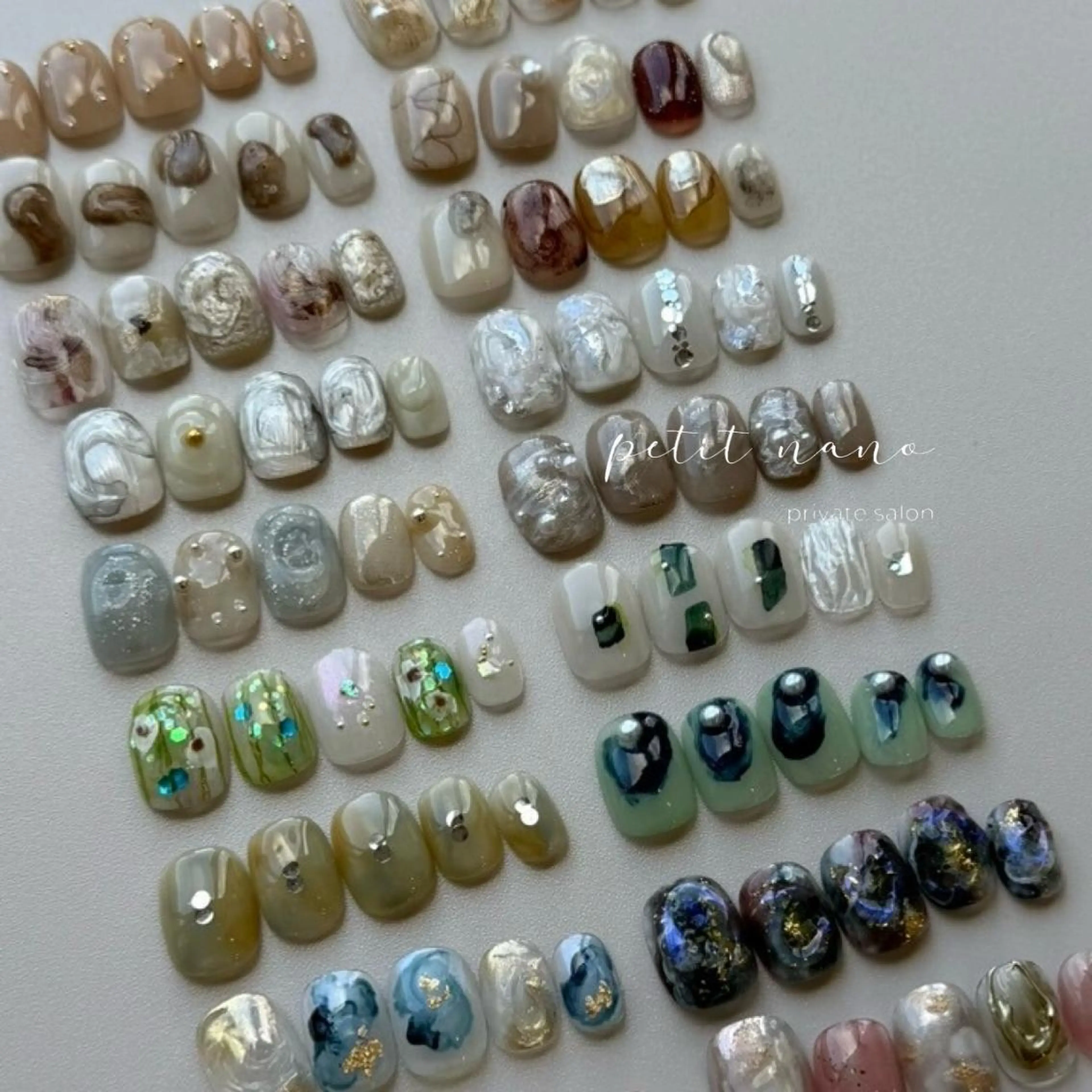 ネイル ニュアンスネイル 春ネイル ハンドネイル nail‪◯ petitnanoのネイルデザイン