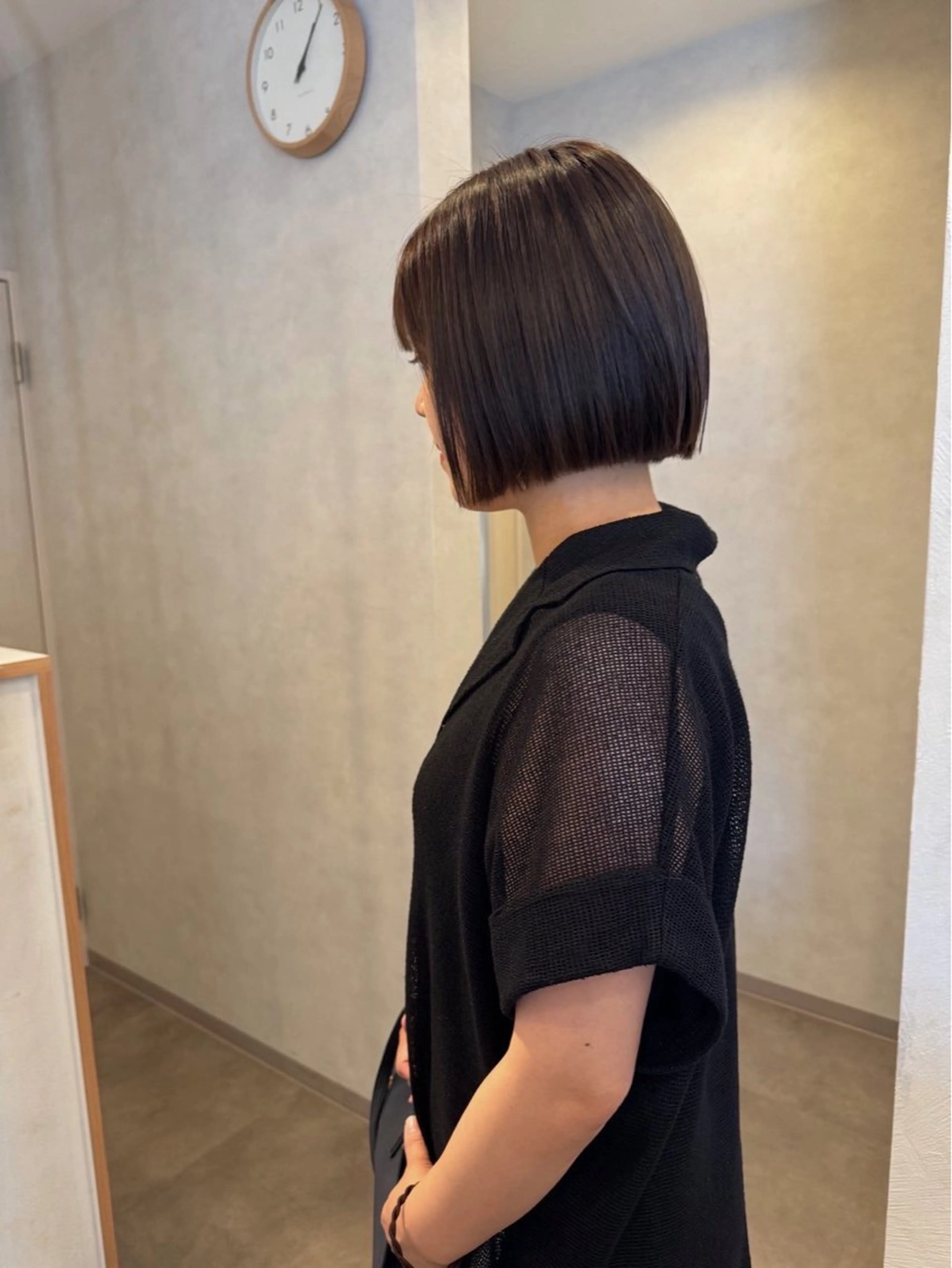 ショート カラー ボブ カット リトルガーデン/ yuka🧁‎‎のヘアスタイル