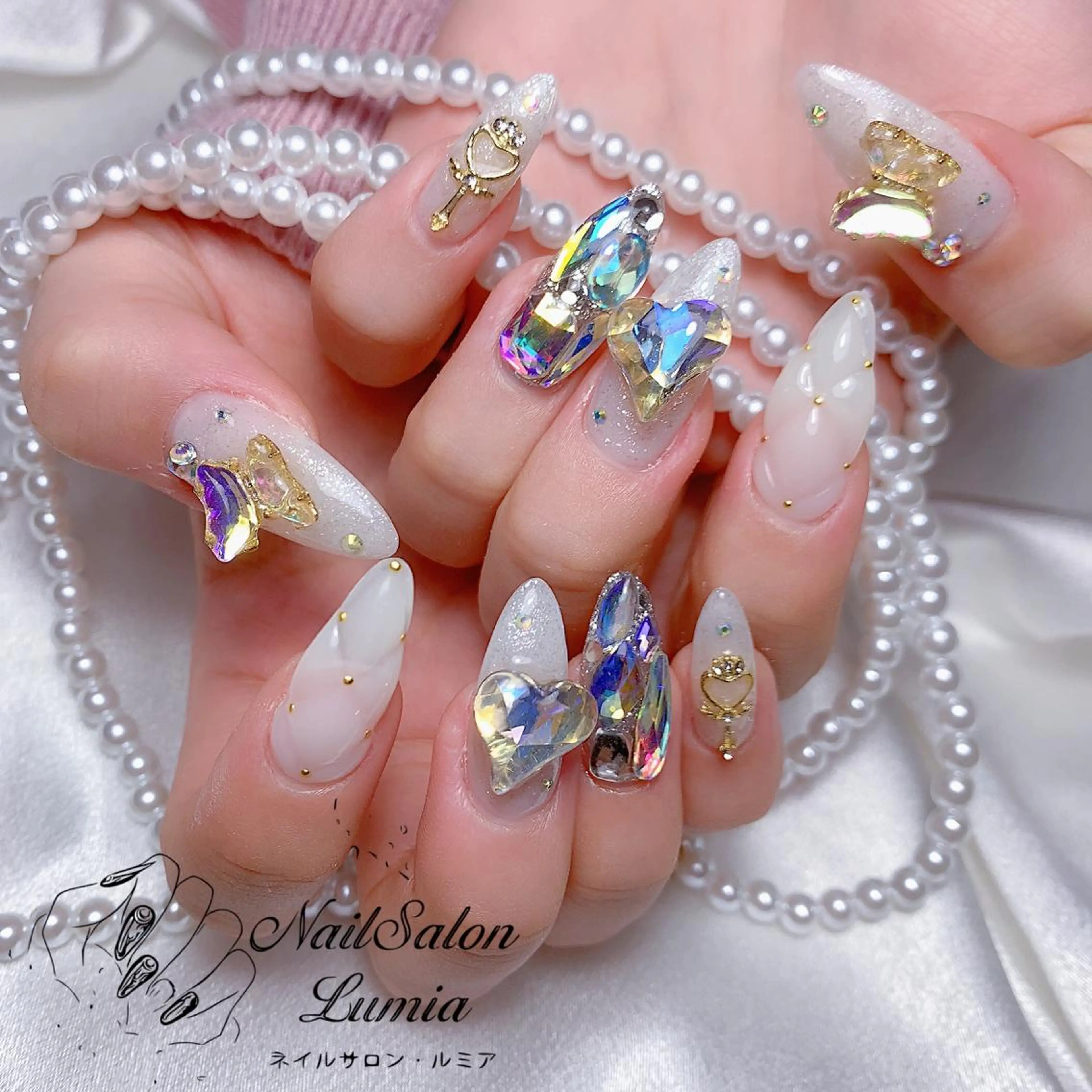 ネイル ハンドネイル ネイルサロン ルミア Lumia 店長のネイルデザイン