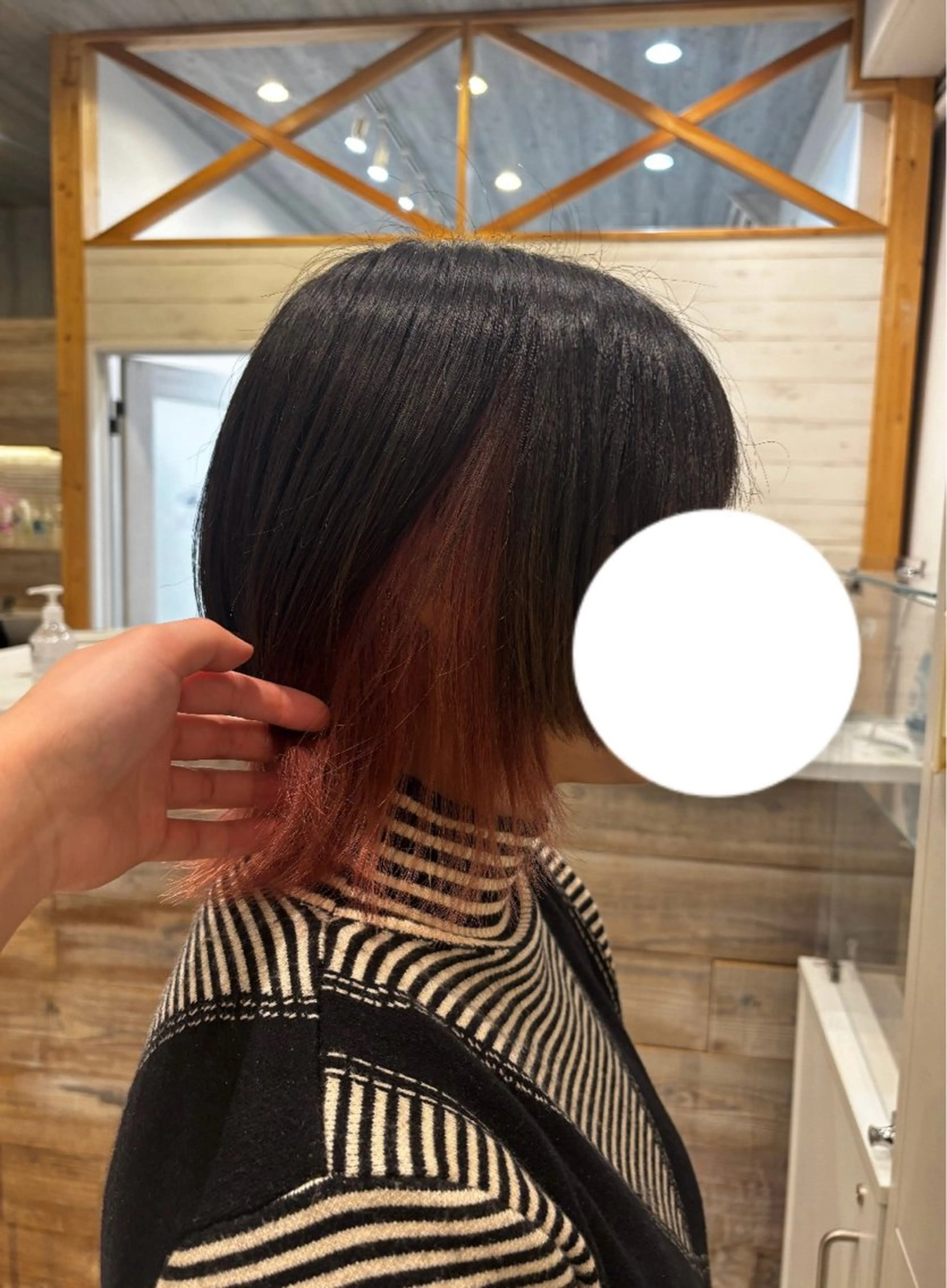 カラー ベージュカラー ブリーチ インナーカラー ピンクカラー ピンクベージュ ヘアカラー あすか/ 松本/モデル募集中のヘアスタイル