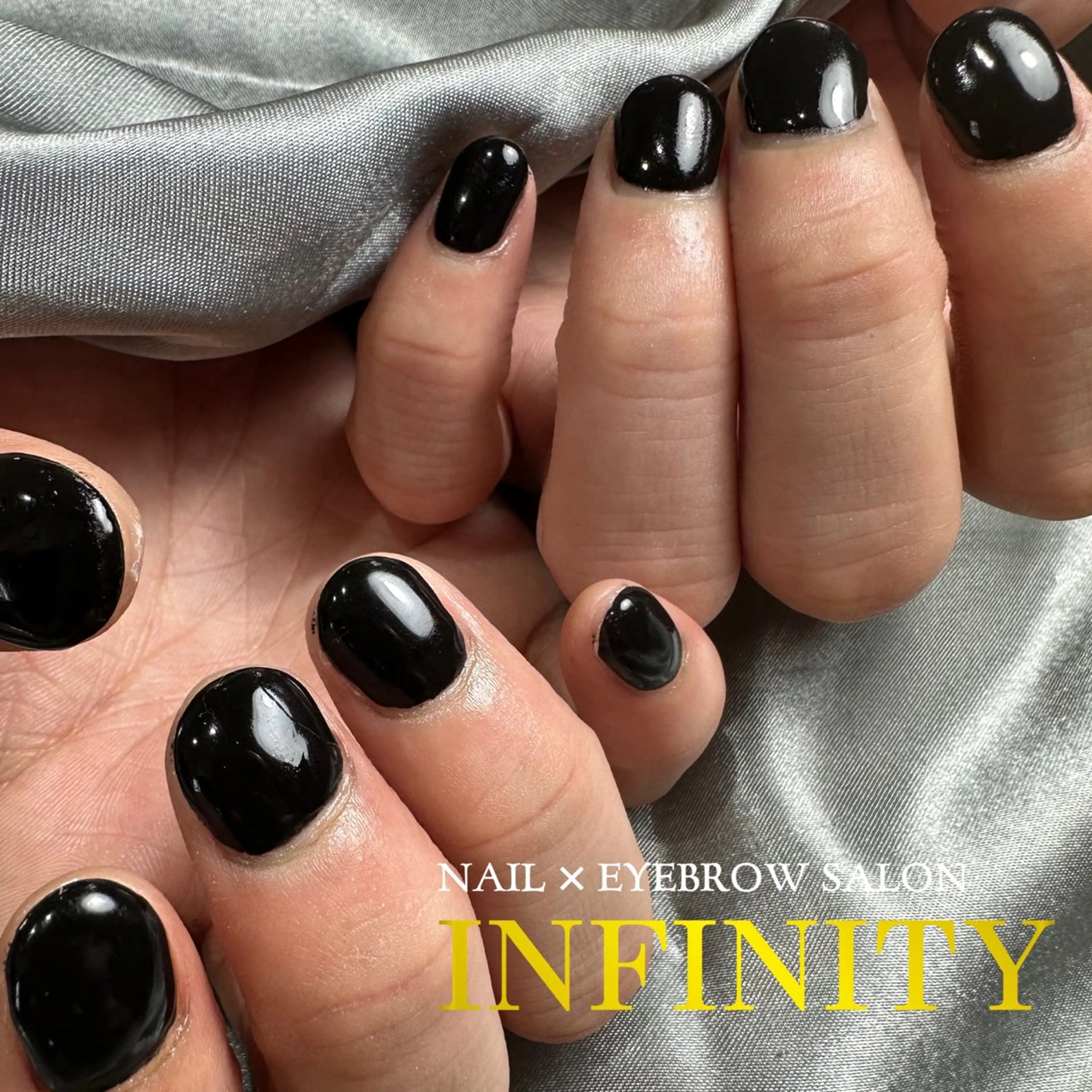 メンズ ネイル メンズネイル ワンカラーネイル ハンドネイル INFINITY Sachiのネイルデザイン