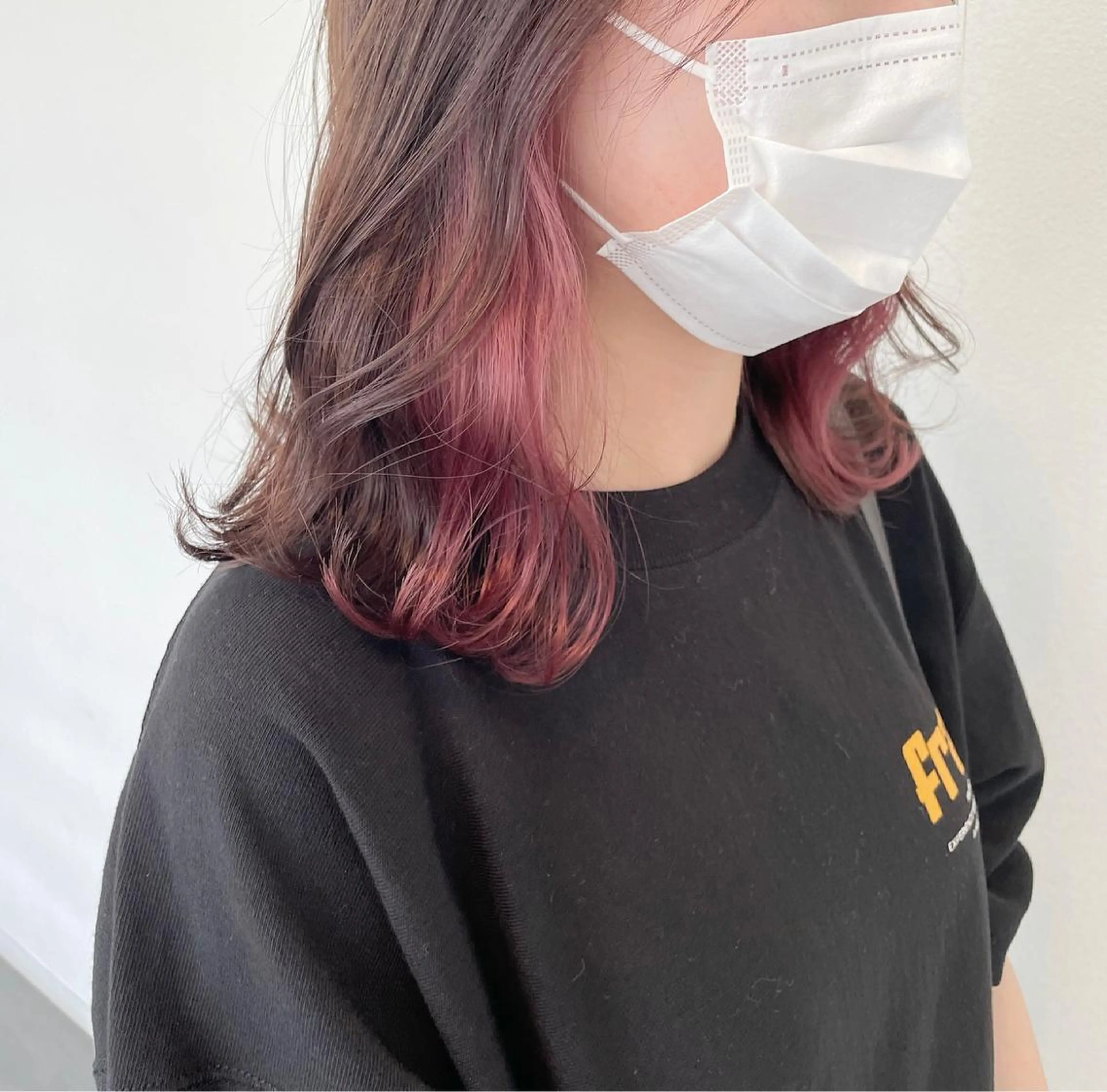 ミディアム カラー GPIP 近藤沙樹のヘアスタイル