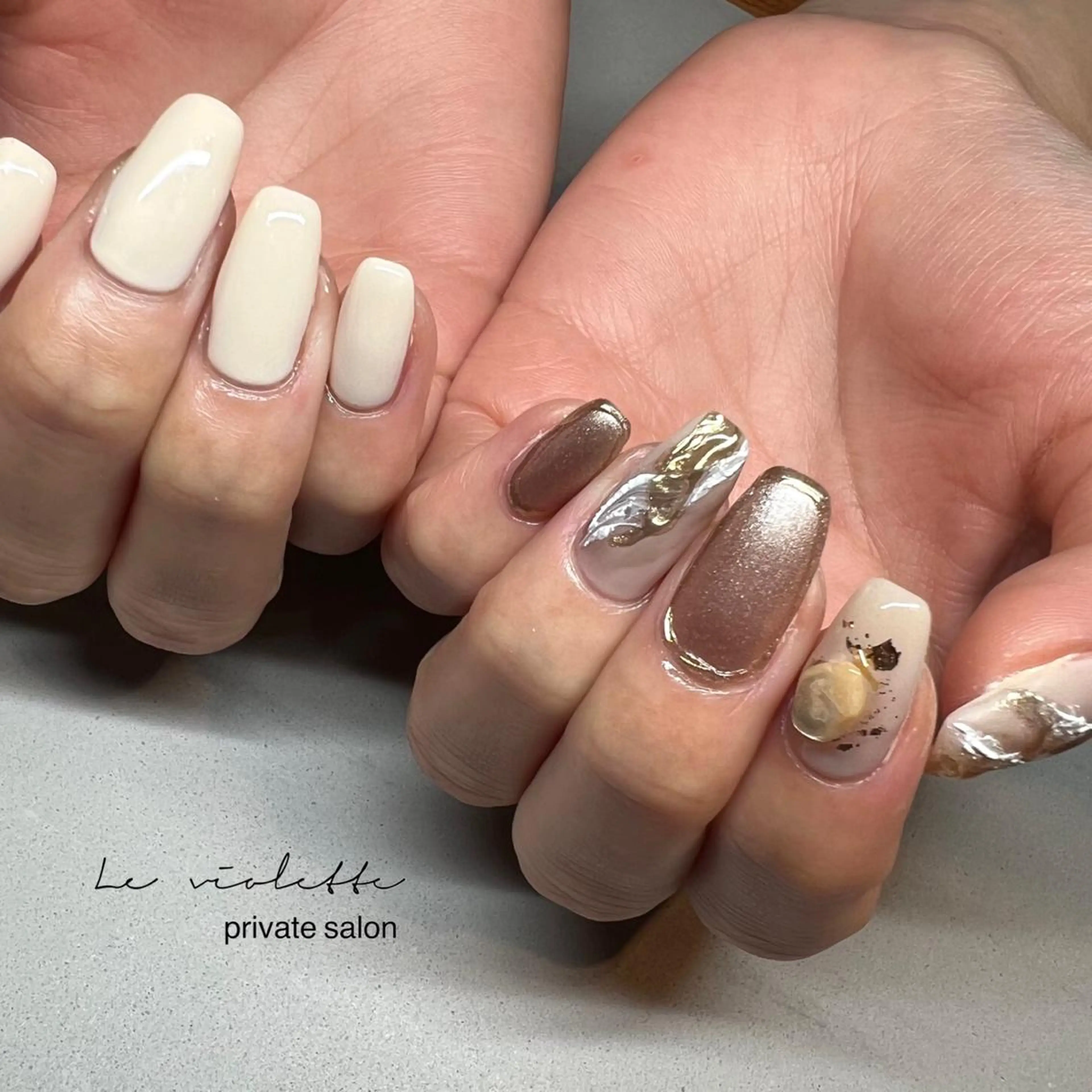 ネイル ハンドネイル le violette所属・le violetteのネイルデザイン