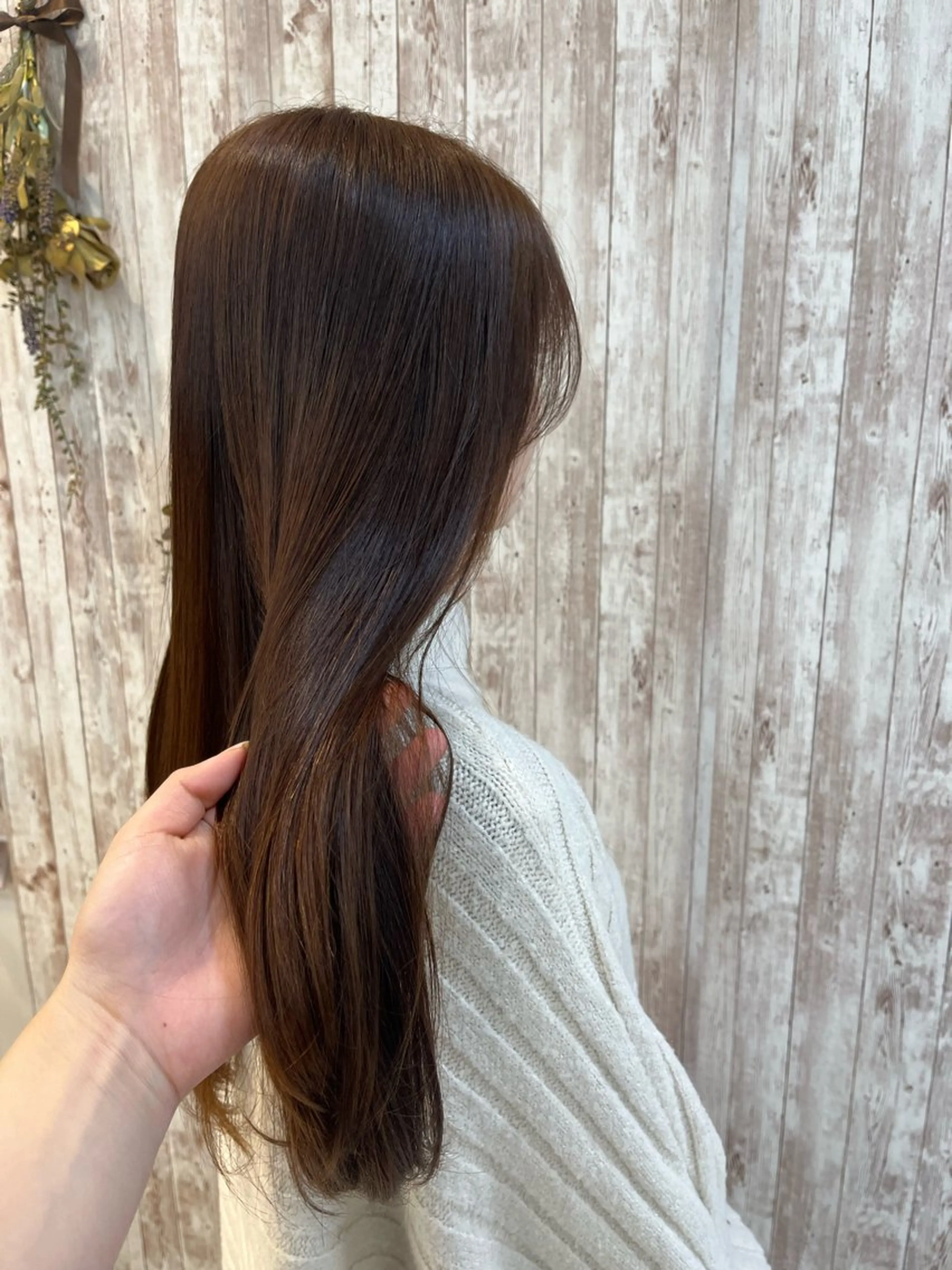 ロング カラー ブラウンカラー ショコラブラウン minami 🌿‬のヘアスタイル