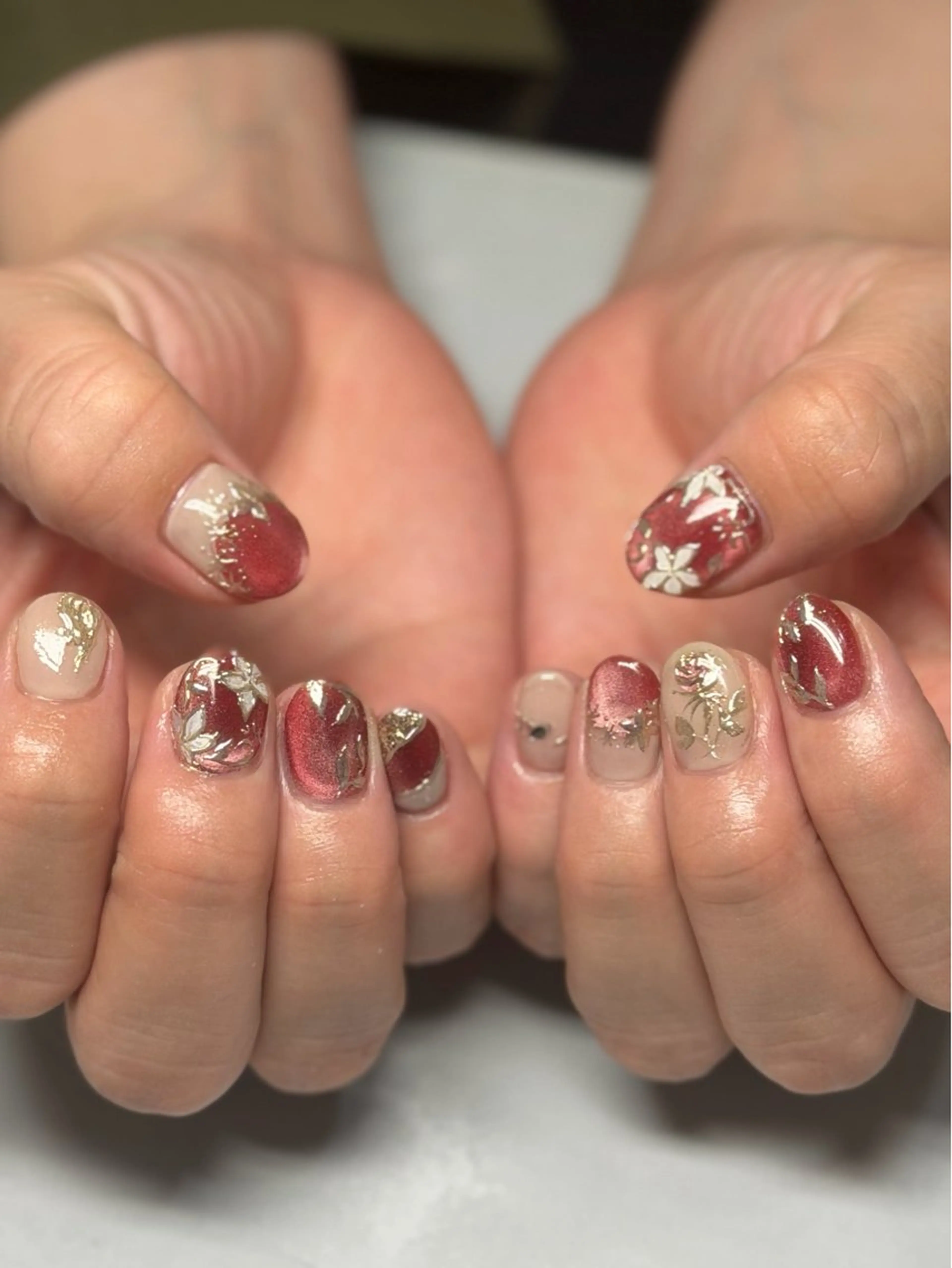 ネイル アートネイル 持ち込み nyasu nailのネイルデザイン