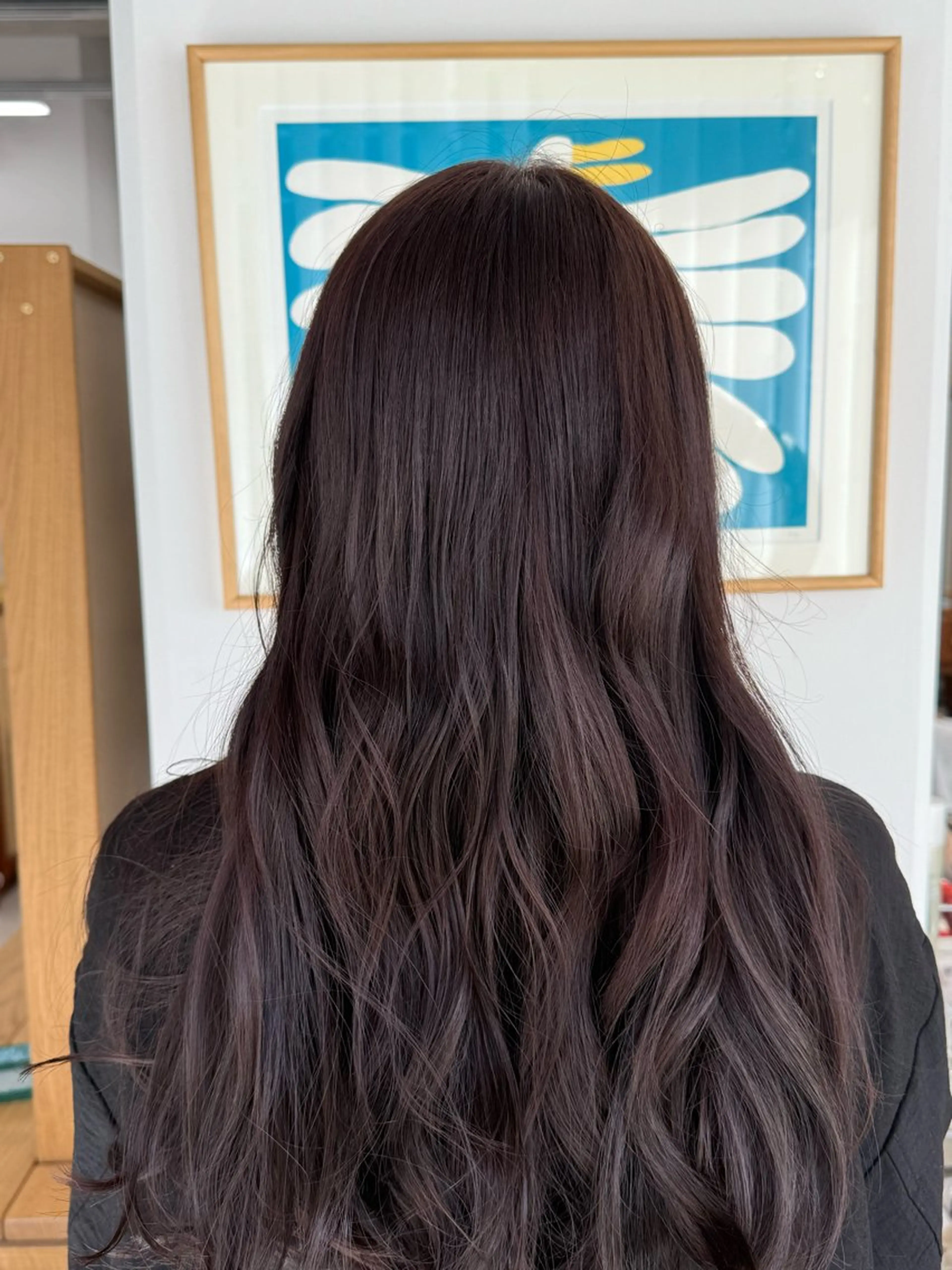 ロング カラー ブラウンカラー レッドカラー ヘアカラー まなみ/ PORT SALONのヘアスタイル