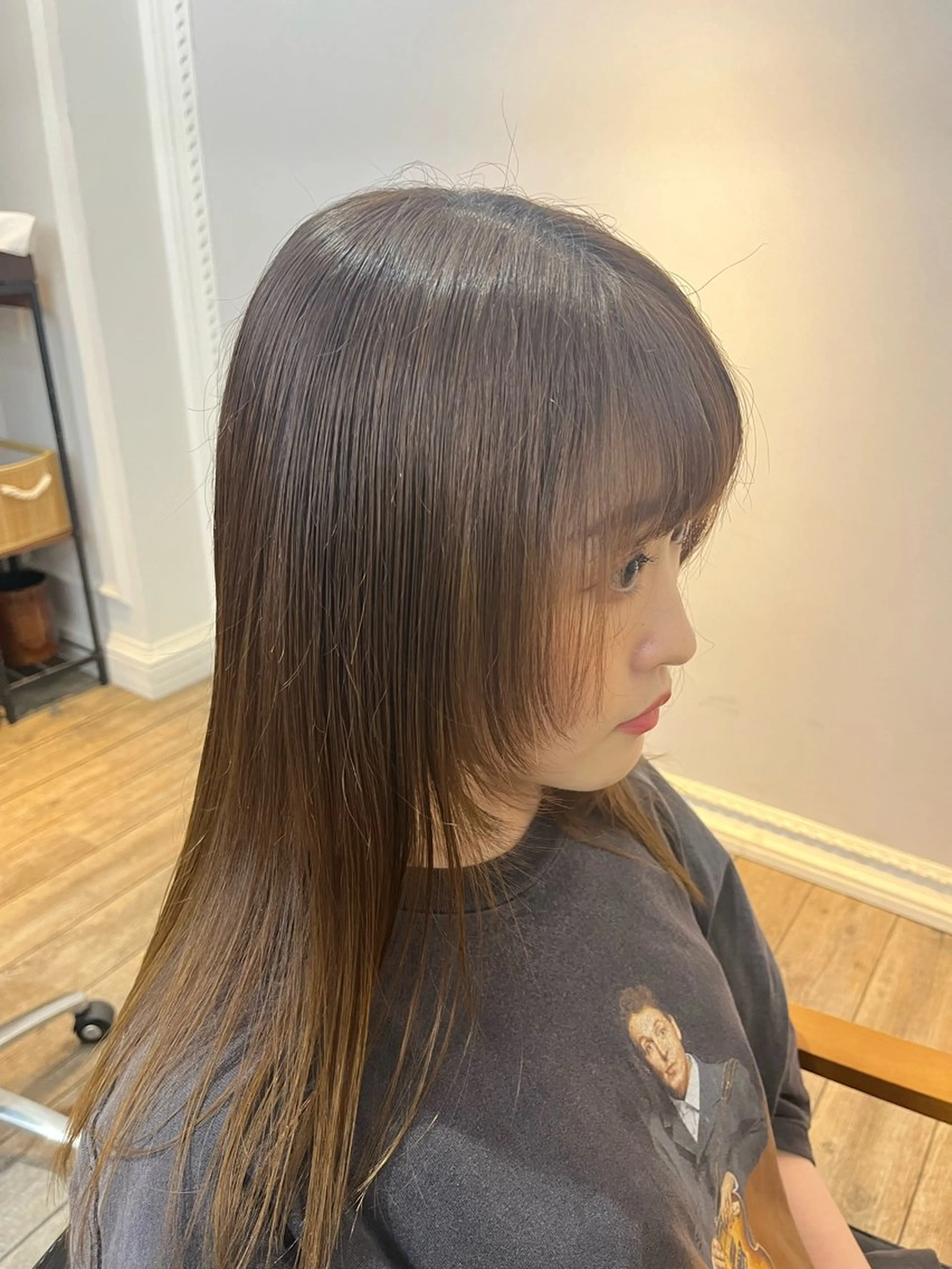 ロング 逢坂 智也のヘアスタイル