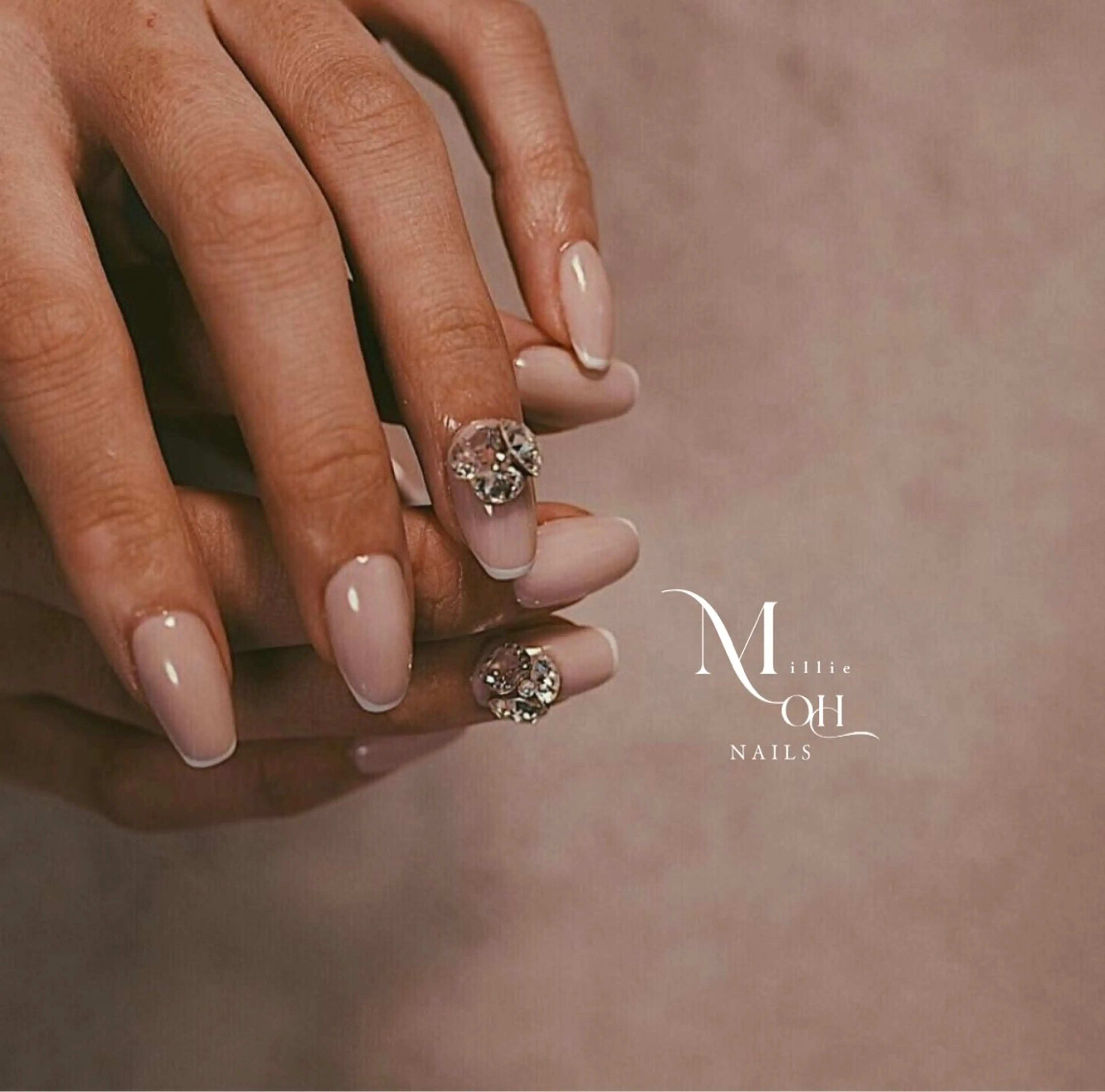 【先着20名様限定】ベーシックフレンチ(ベースカラー込み) (オフ代込み/パーツ等追加される場合は別途料金)の写真