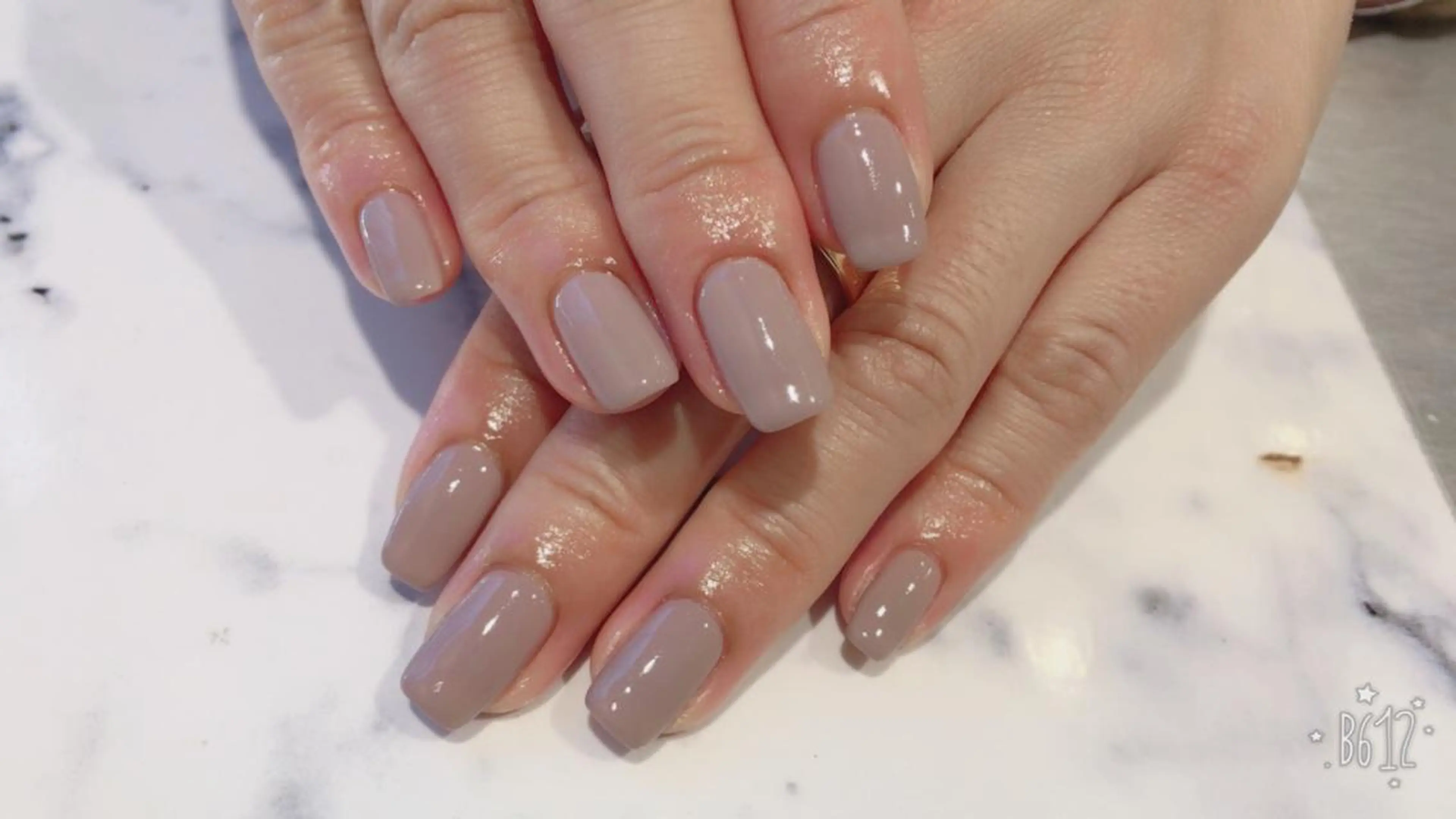 🌿handnail💅ワンカラー︎の写真