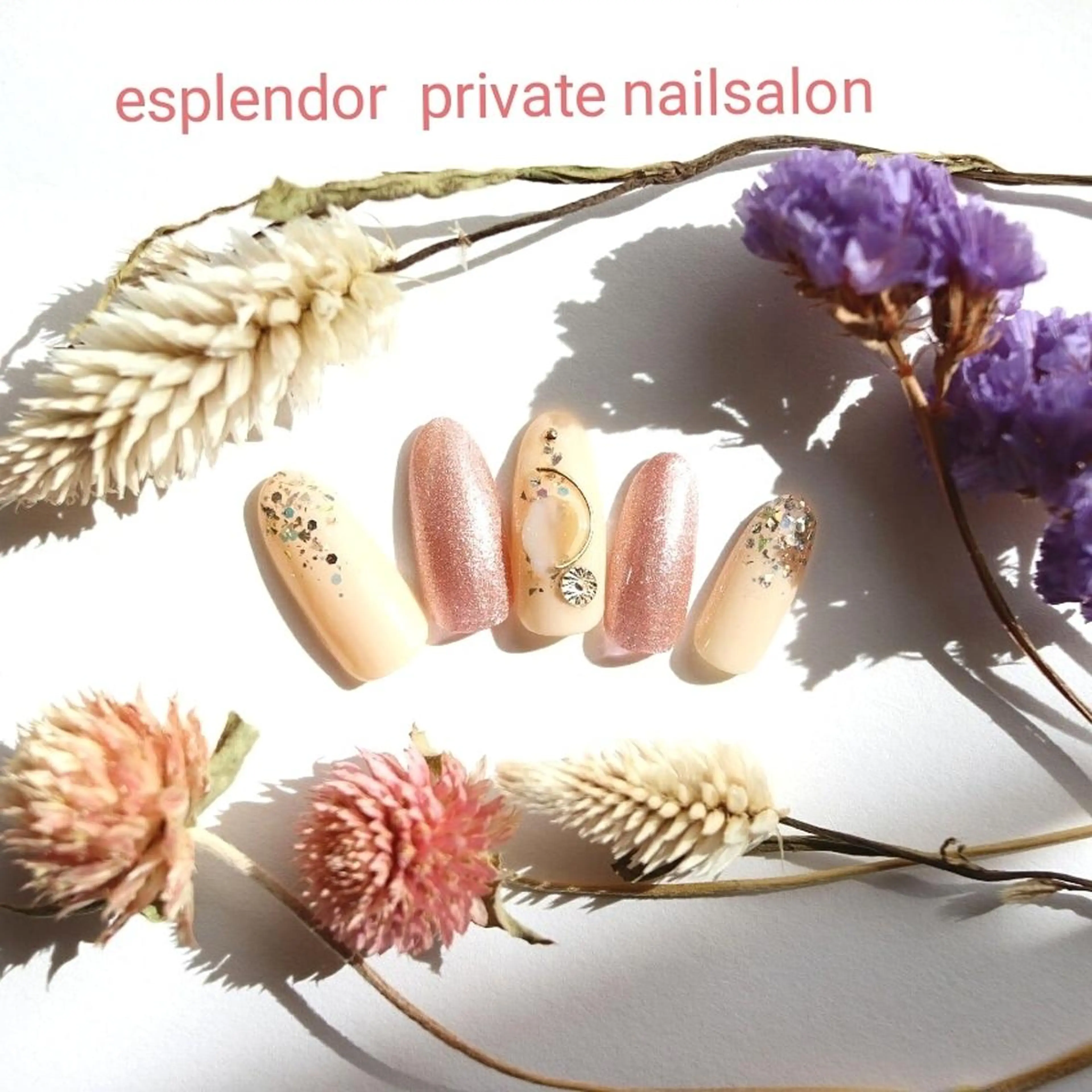 ネイル ピンク esplendor  小野寺のネイルデザイン