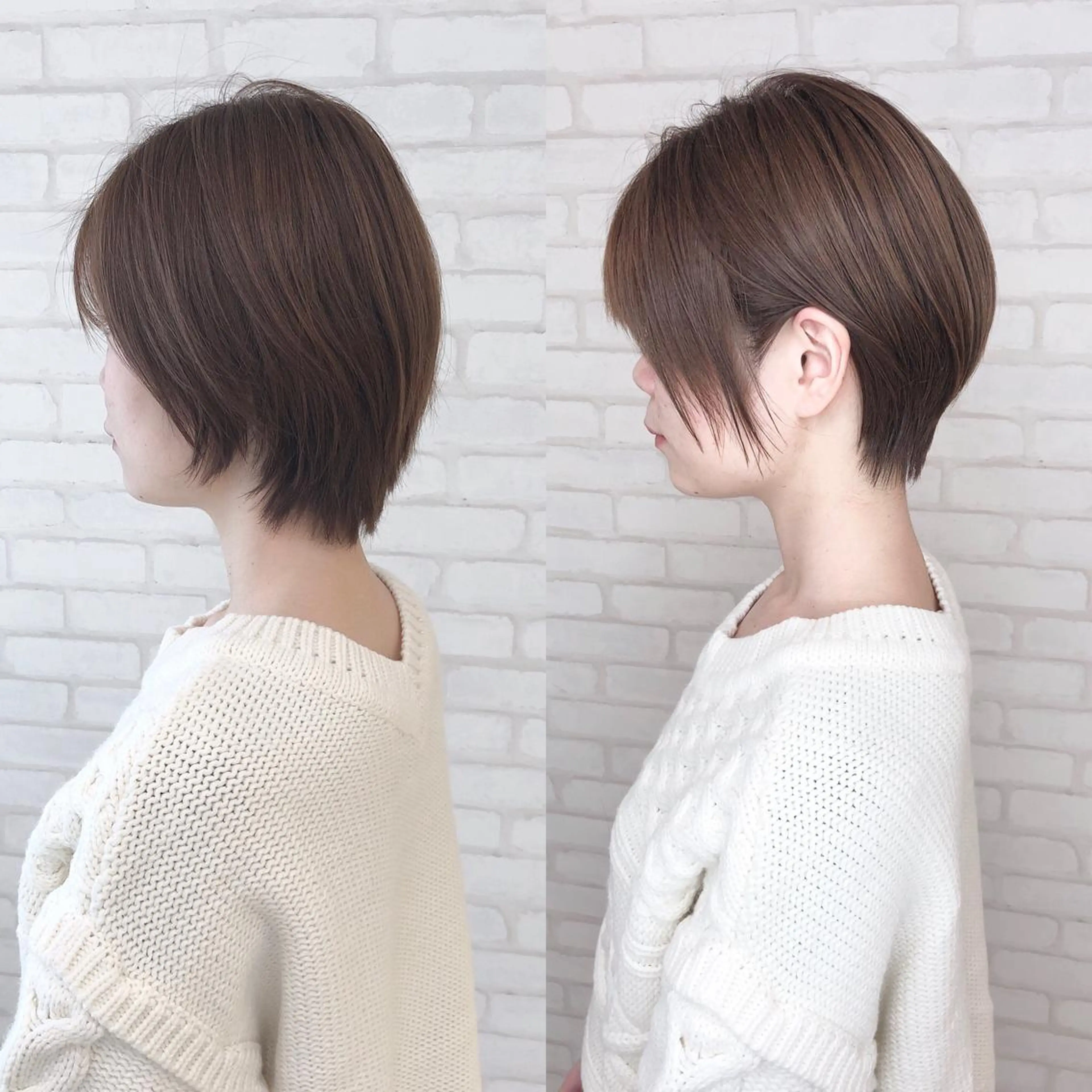 ショート カラー アビリタ 警固のヘアスタイル