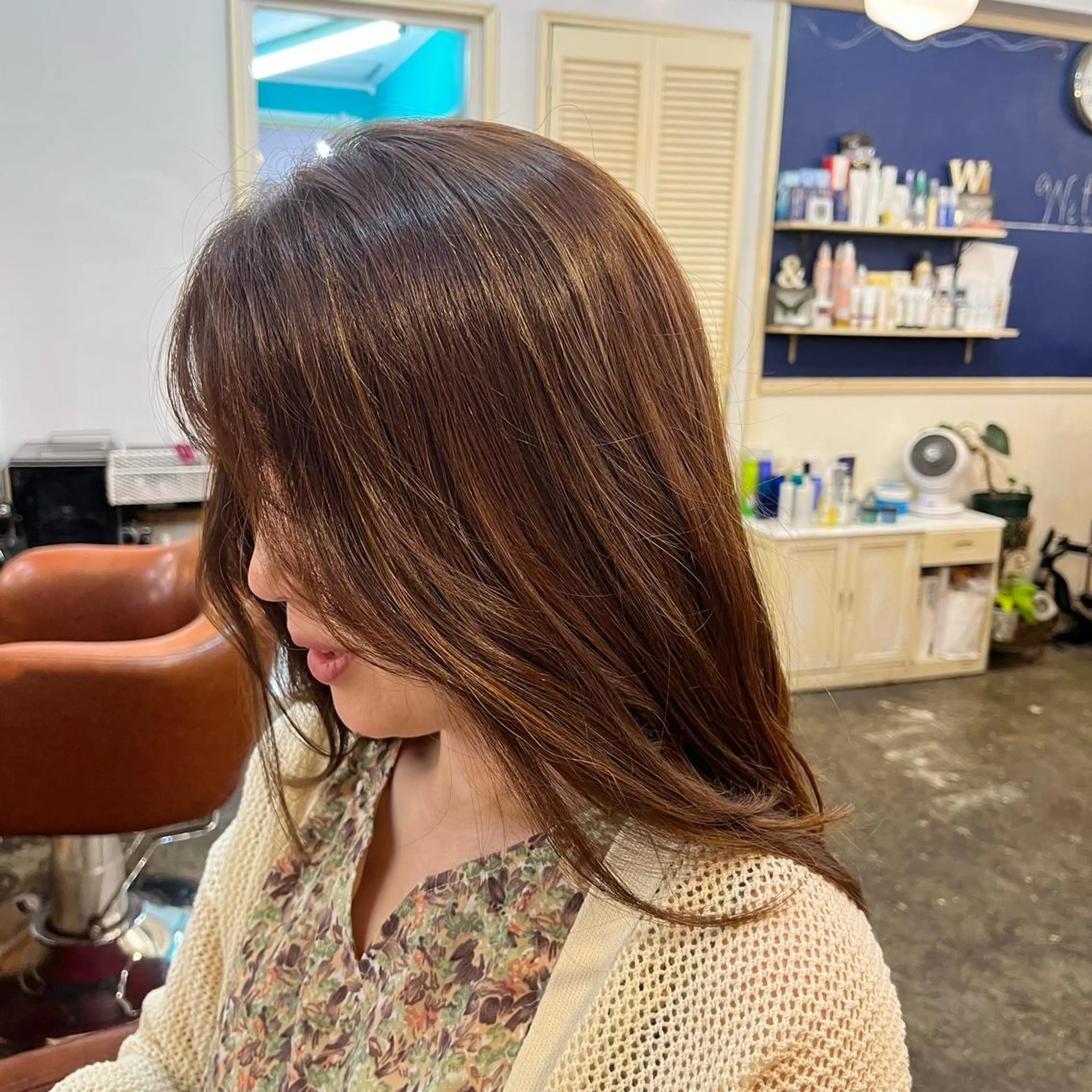 ロング ハイライト mary'sメリー /ニュアンスカラーのヘアスタイル