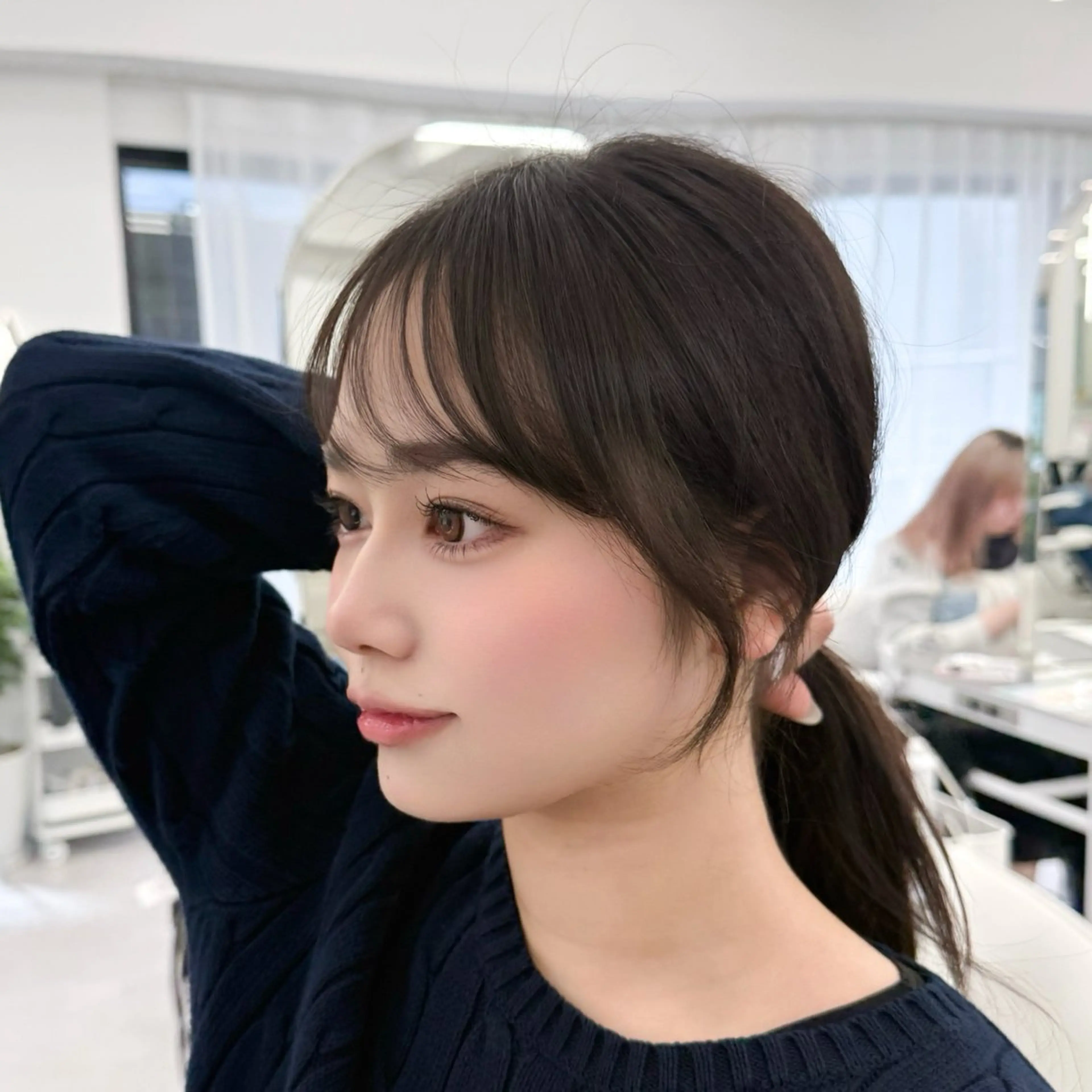 ロング カラー くびれヘア 髪質改善 韓国風ヘア レイヤーカット 似合わせカット カット ヘアカラー トリートメント 韓国ヘア🇰🇷× 髪質改善🫧テルのヘアスタイル