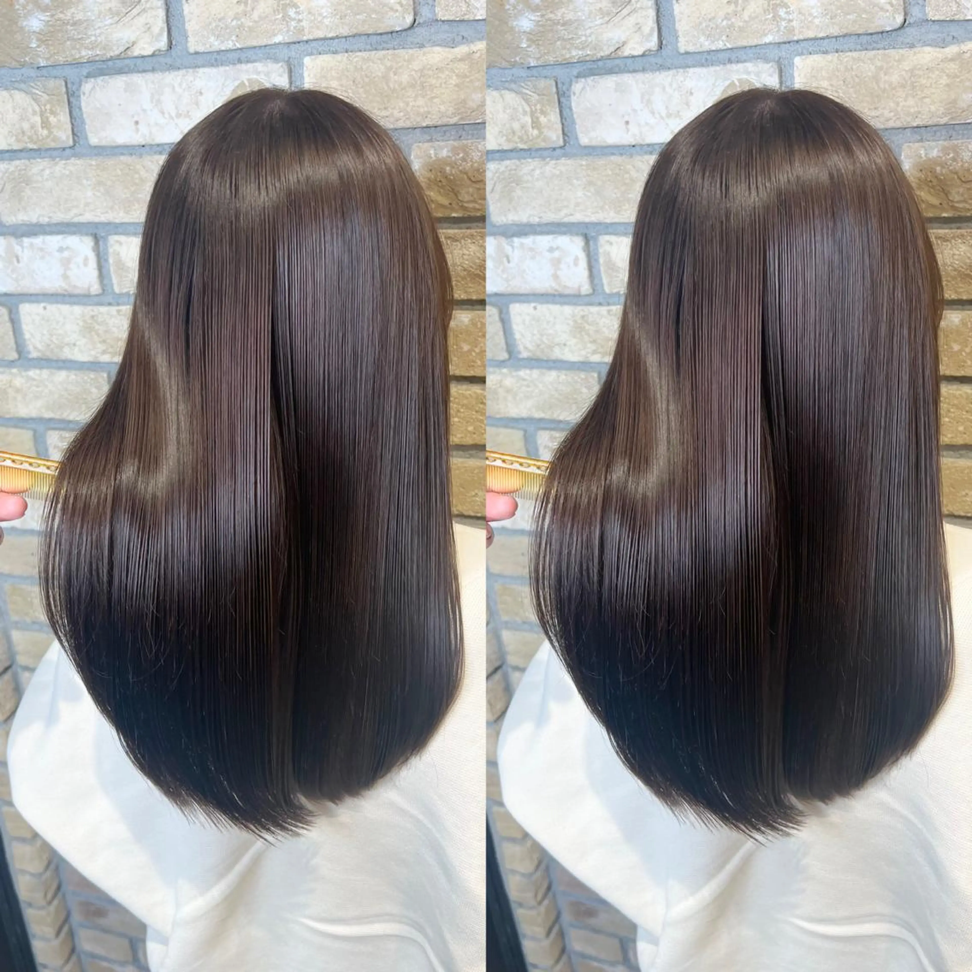 セミロング カット ヘアカラー トリートメント 🎀艶髪の達人 飯田啓奨🎀のヘアスタイル