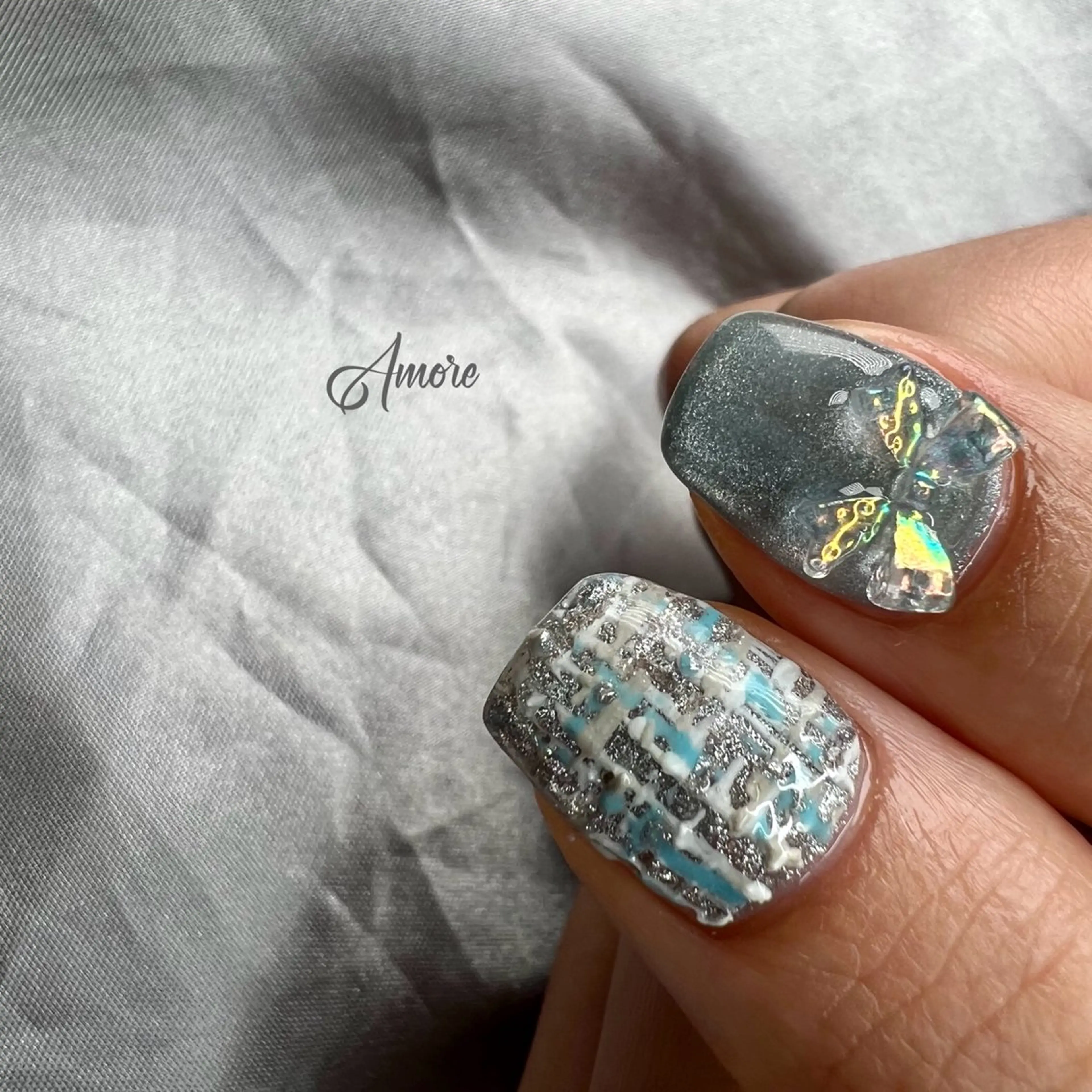 ネイル ジェルネイル 韓国ネイル パラジェル You kyehwaのネイルデザイン