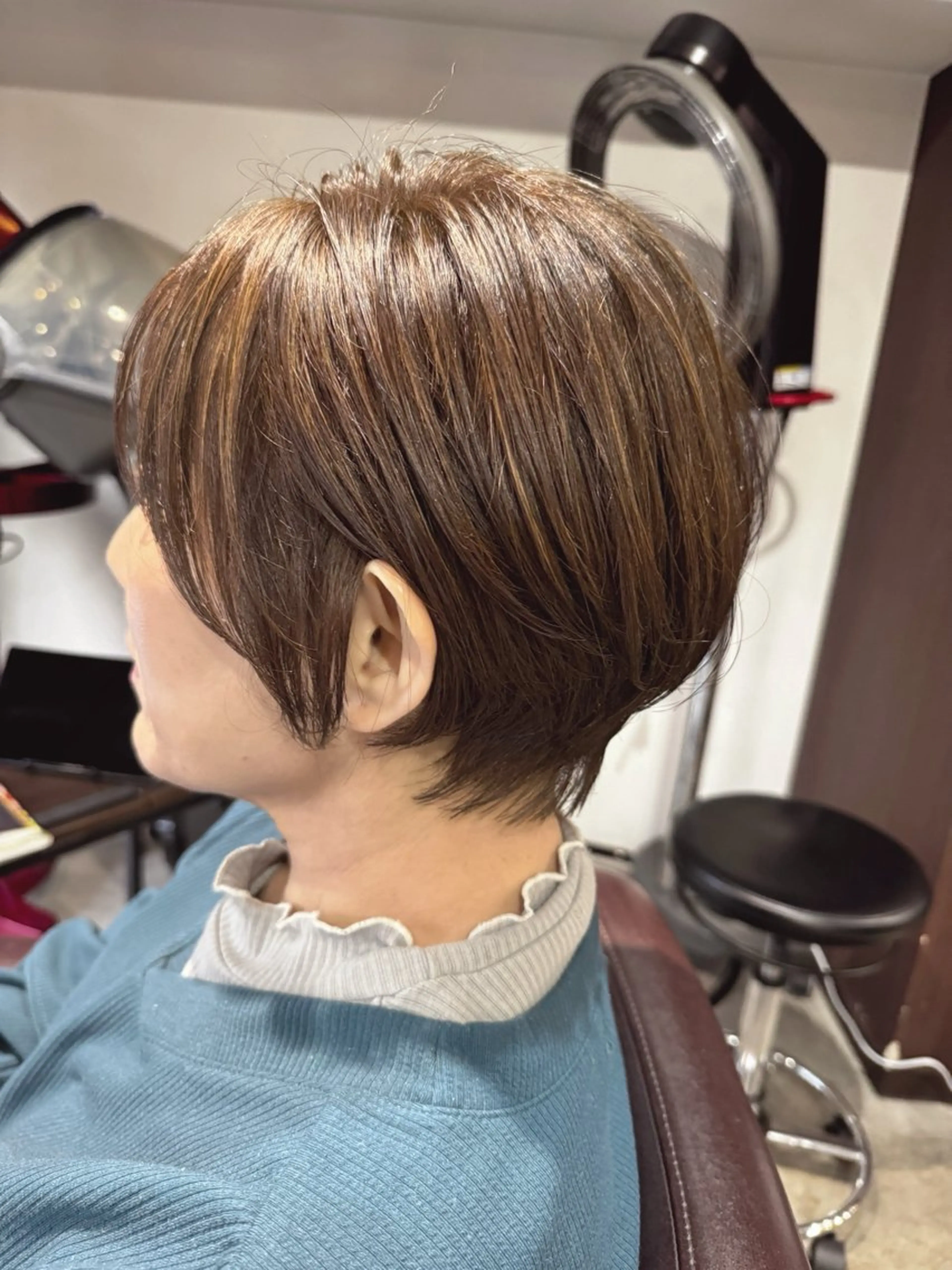 ショート カラー ショートボブ ボブ 髪質改善 ショートヘア カット お悩み改善 美容師✂鷲田竜也のヘアスタイル