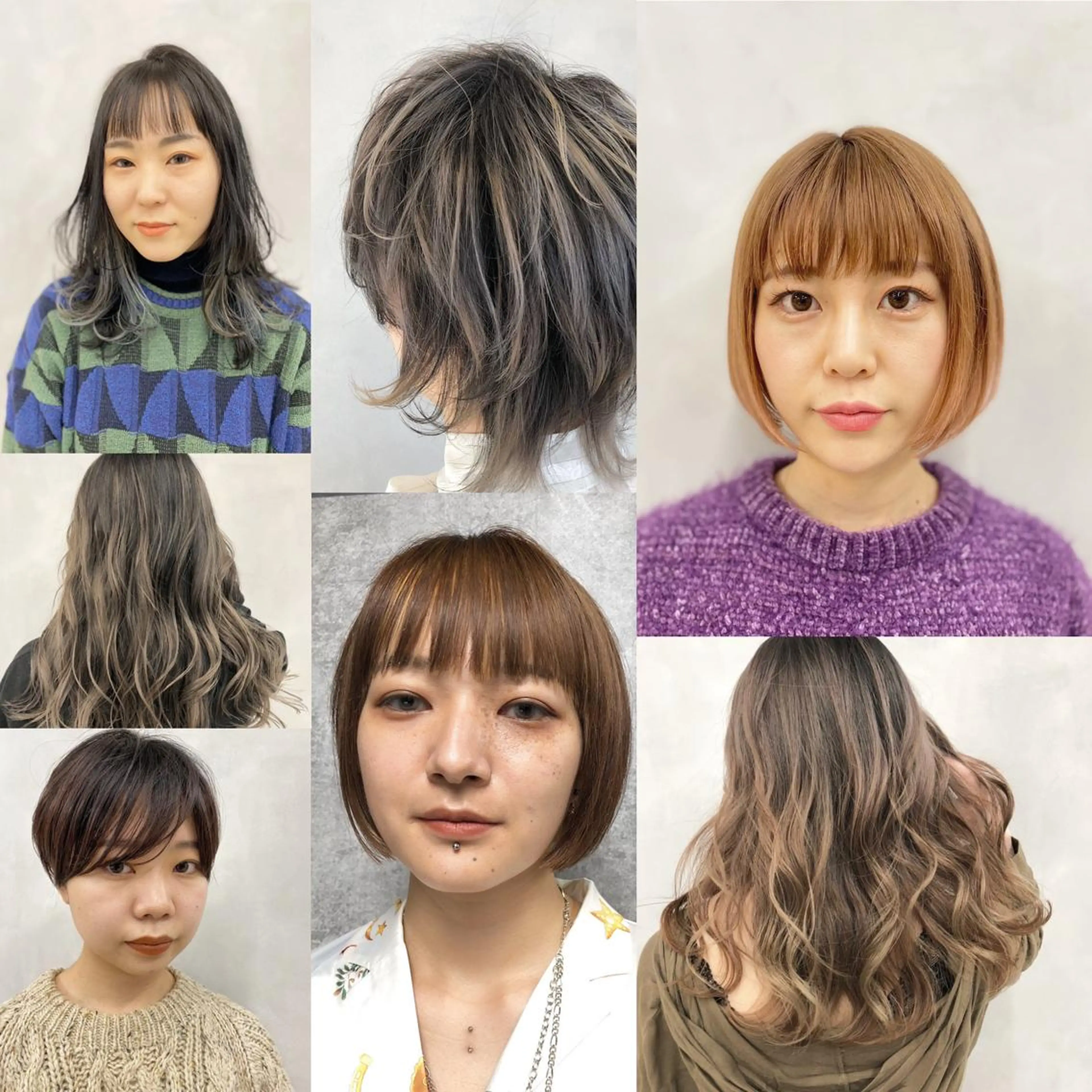 ブリーチなしダブルカラー+トリートメント（暖色がおすすめ）の写真