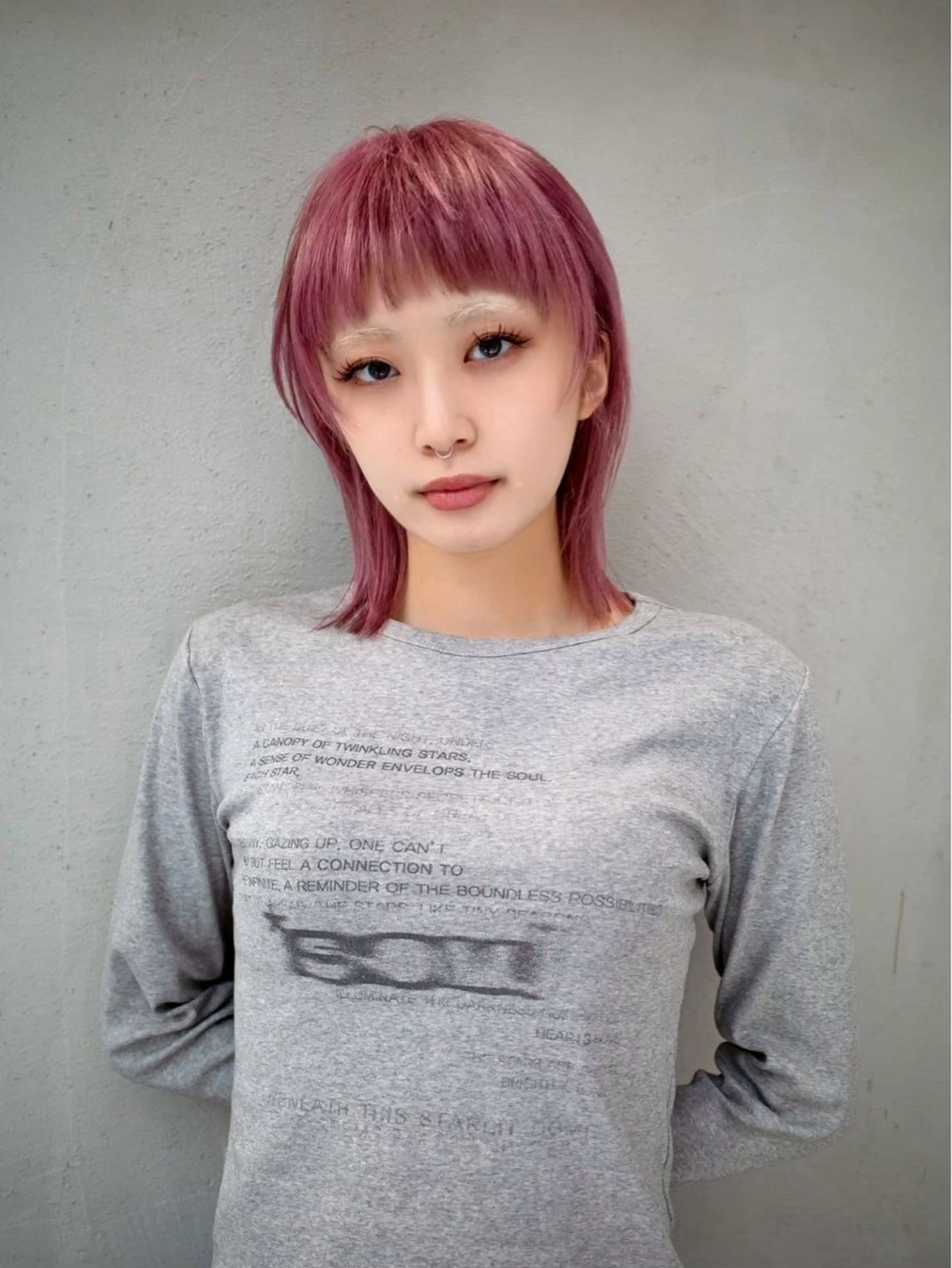 ミディアム トリートメント ･*·̩͙꒰ঌ RIN໒꒱·̩͙⋆.のヘアスタイル