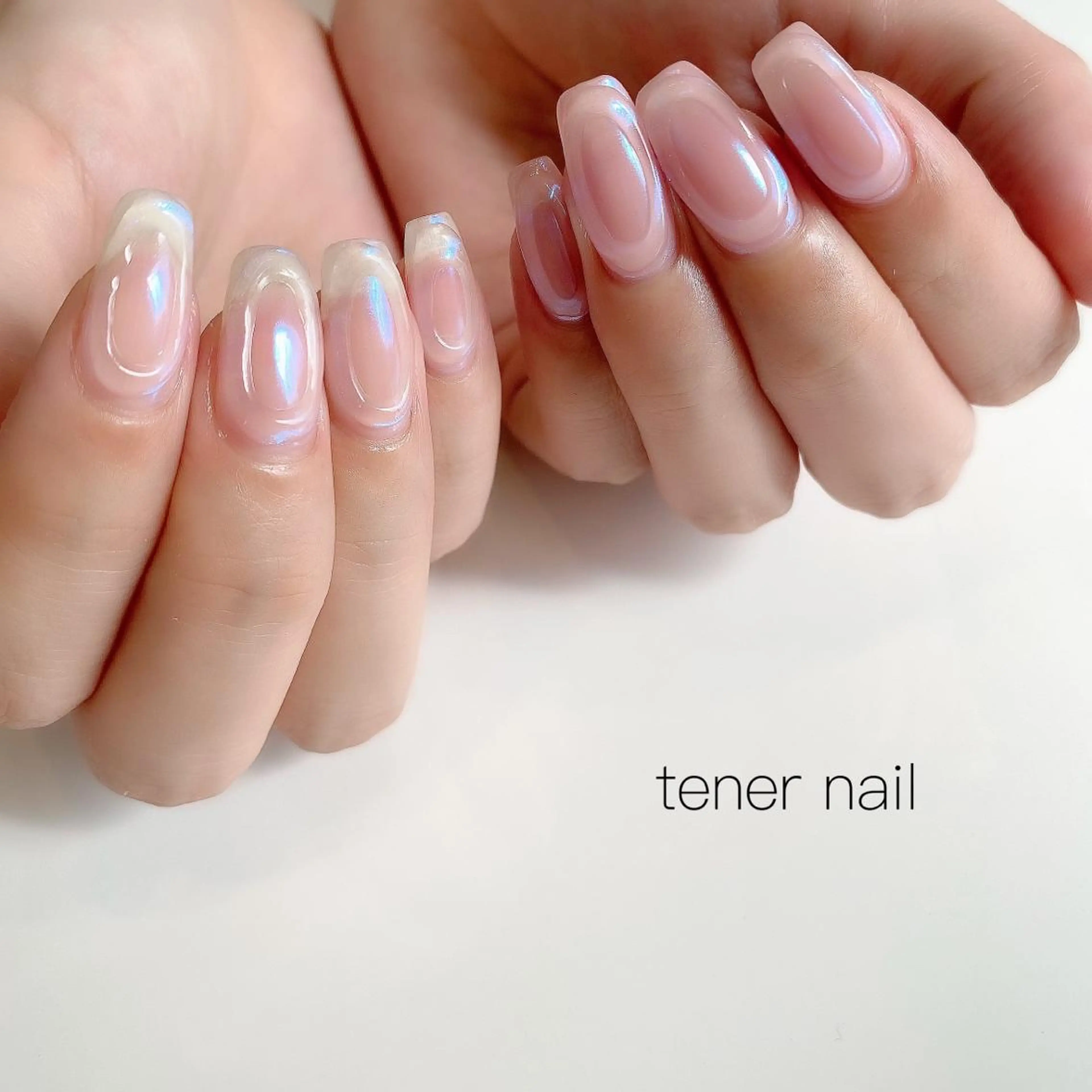 ネイル クリアネイル ぷっくりネイル テネルネイル tener nailのネイルデザイン
