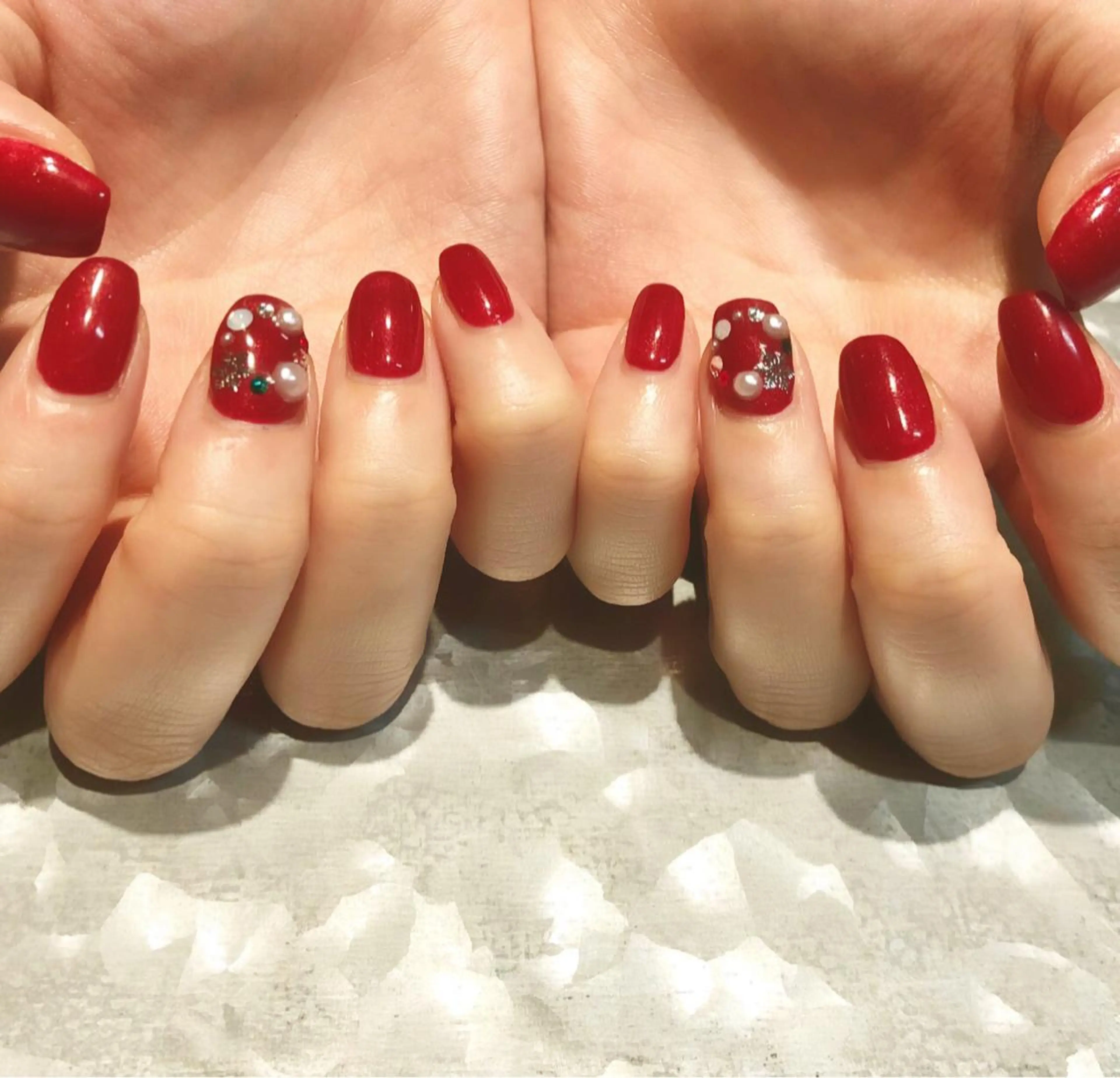 ネイル 冬ネイル クリスマス TRAM-nail moriizumiのネイルデザイン