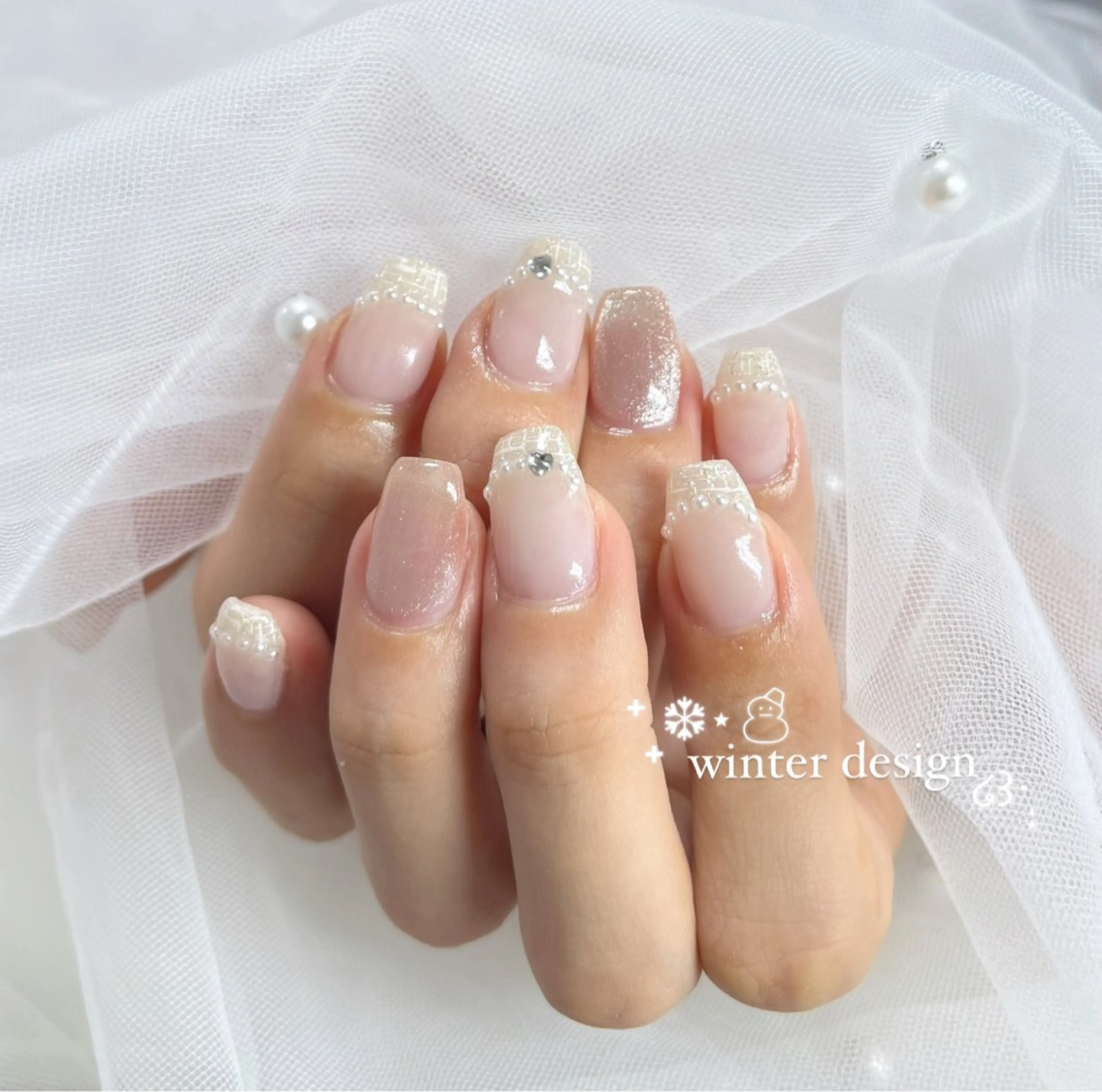 ネイル ハンドネイル Blanche mimi.u_aのネイルデザイン