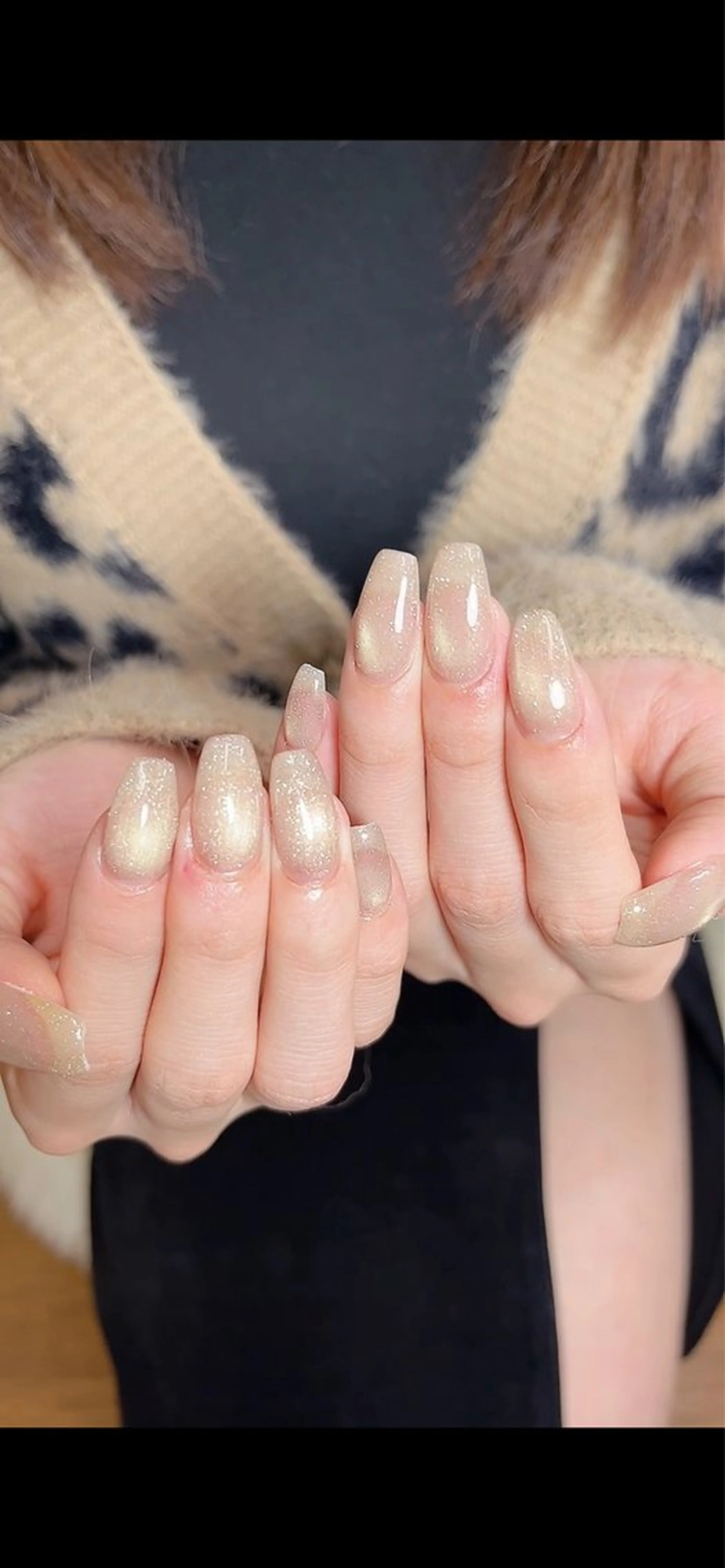 🉐チップ長さ出し💅マグネット🧲orフラッシュネイル✨+甘皮ケア+保湿オイルの写真