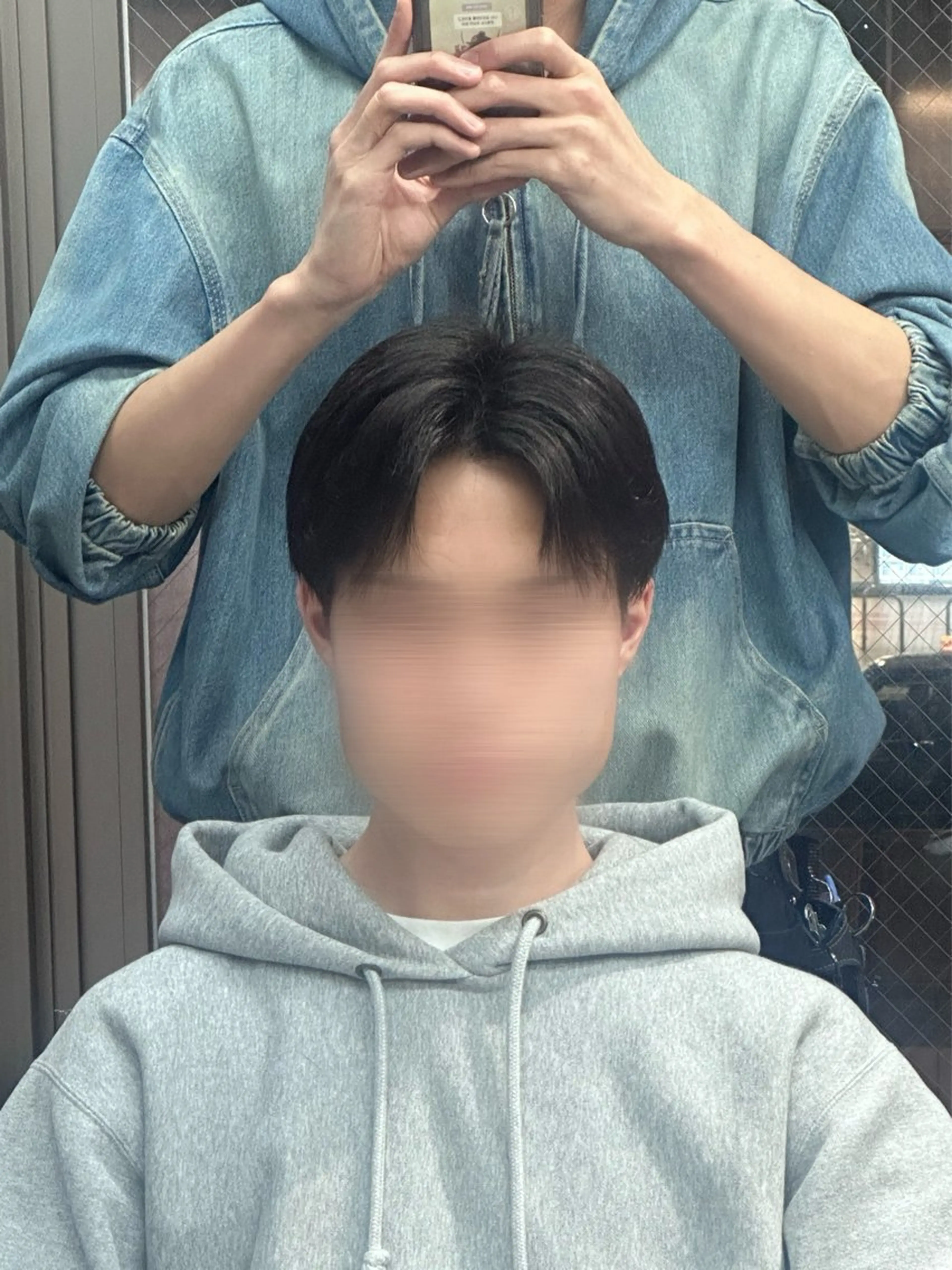 メンズ ダウンパーマ メンズパーマ 梅田/パーマ/ 韓国メンズヘア/ハタのヘアスタイル