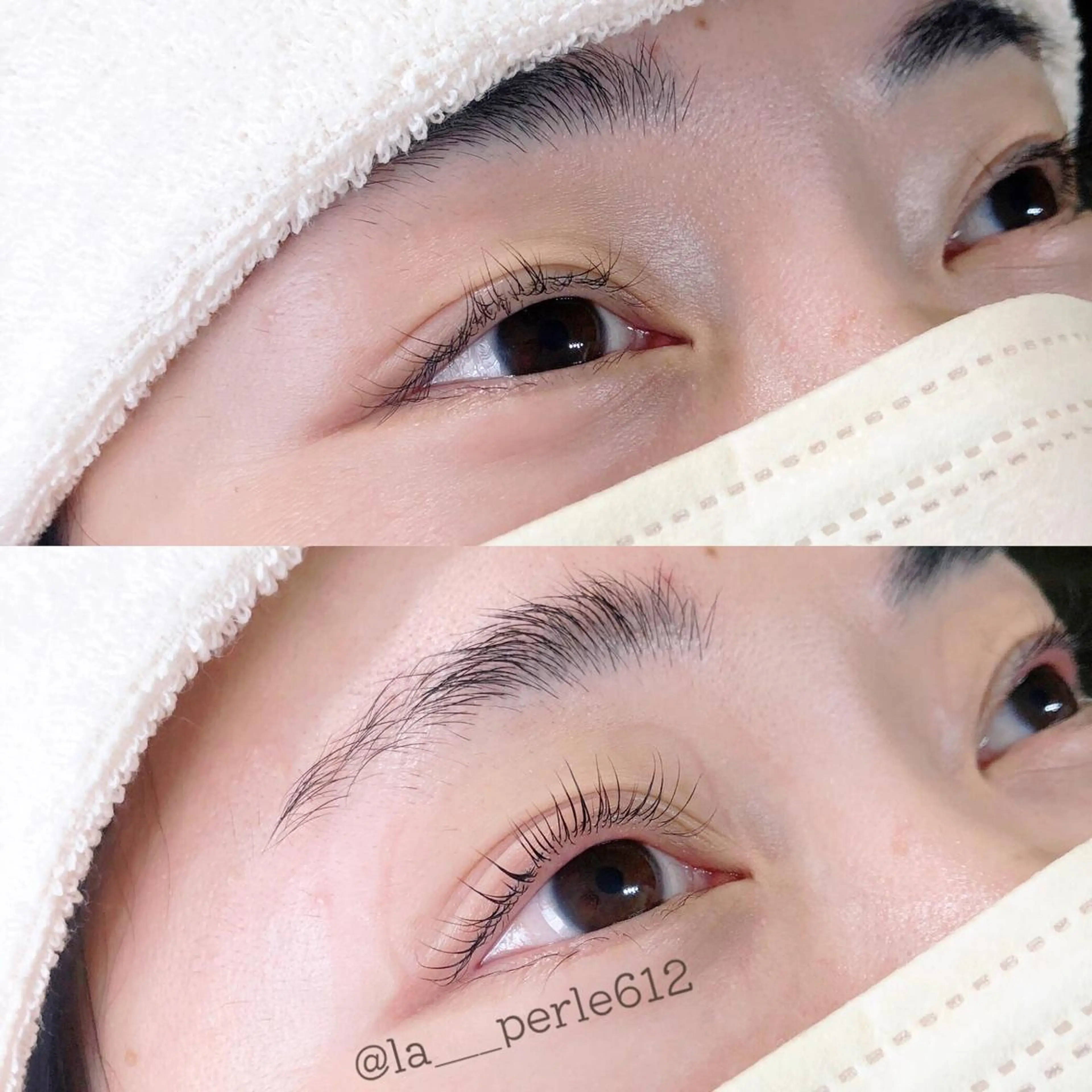 マツエク・マツパ パリジェンヌラッシュリフト 一重×まつ毛パーマ LA PERLE所属・LA PERLEのマツエク・マツパデザイン