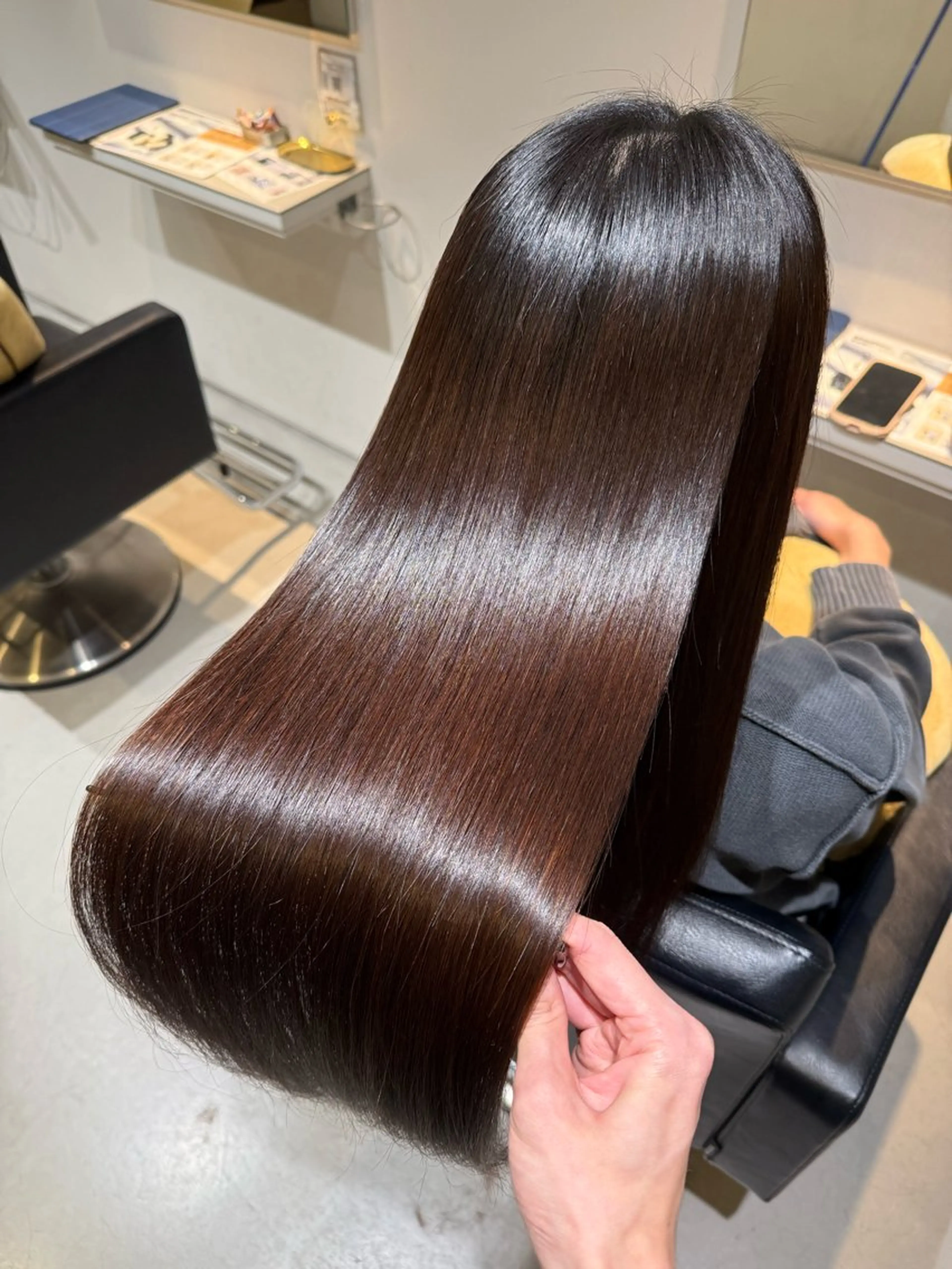 ロング カット 縮毛矯正 トリートメント tastybloom /髪質改善サロン⭐️のヘアスタイル