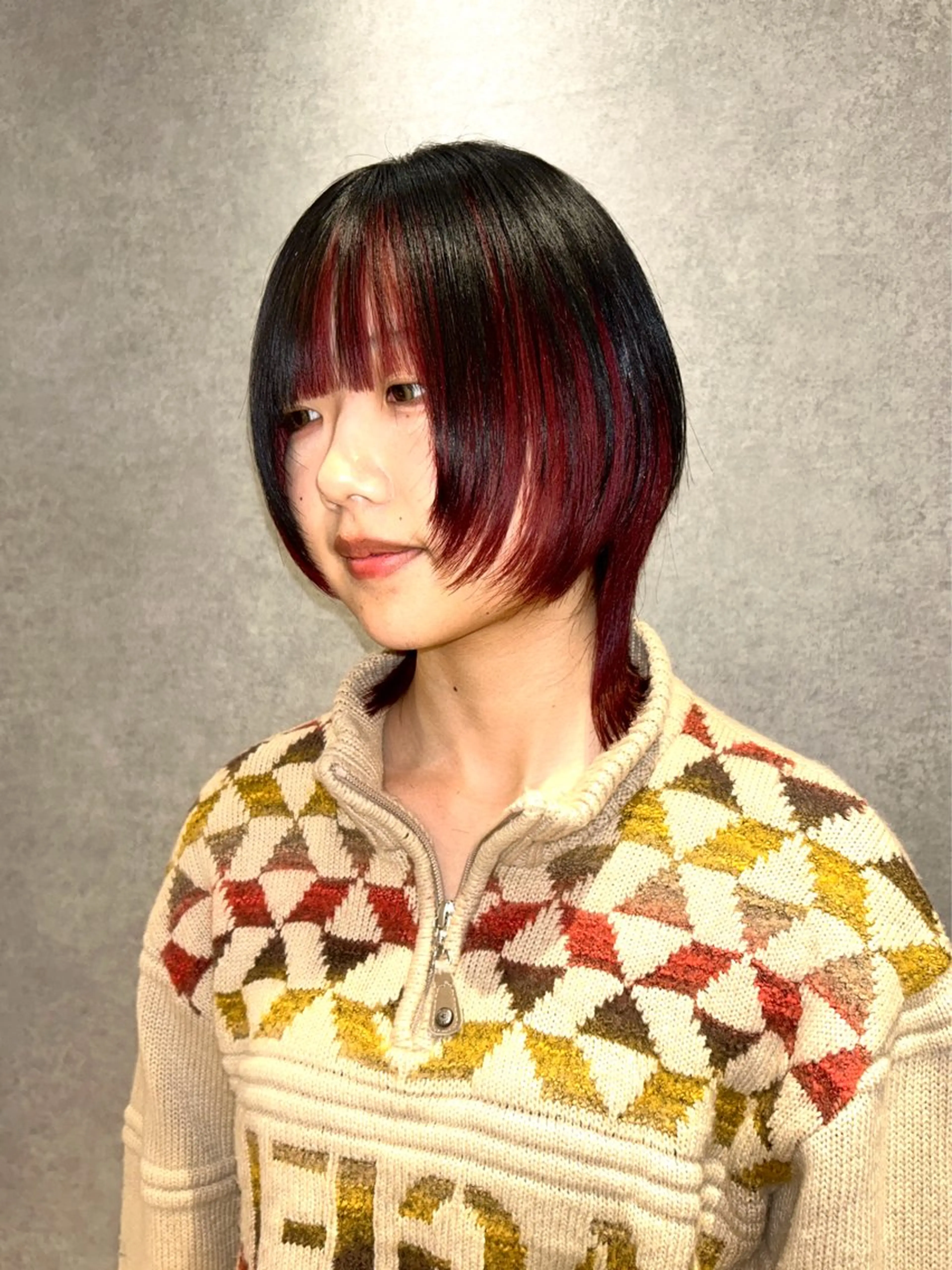 ショート カラー カット ヘアカラー トリートメント ウルフ/レイヤー /suzuhaのヘアスタイル