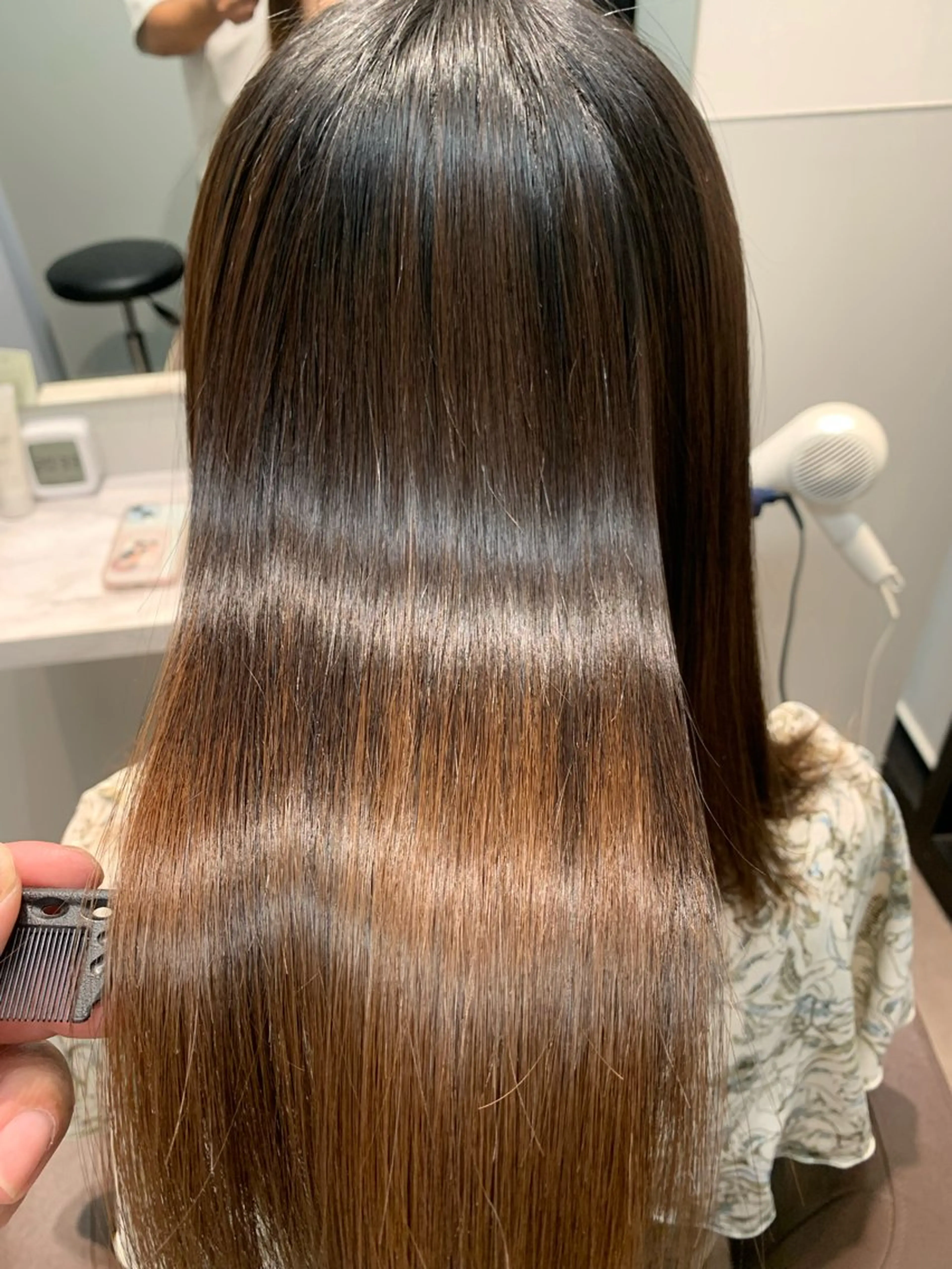 ミディアム トリートメント 松田 啓志のヘアスタイル