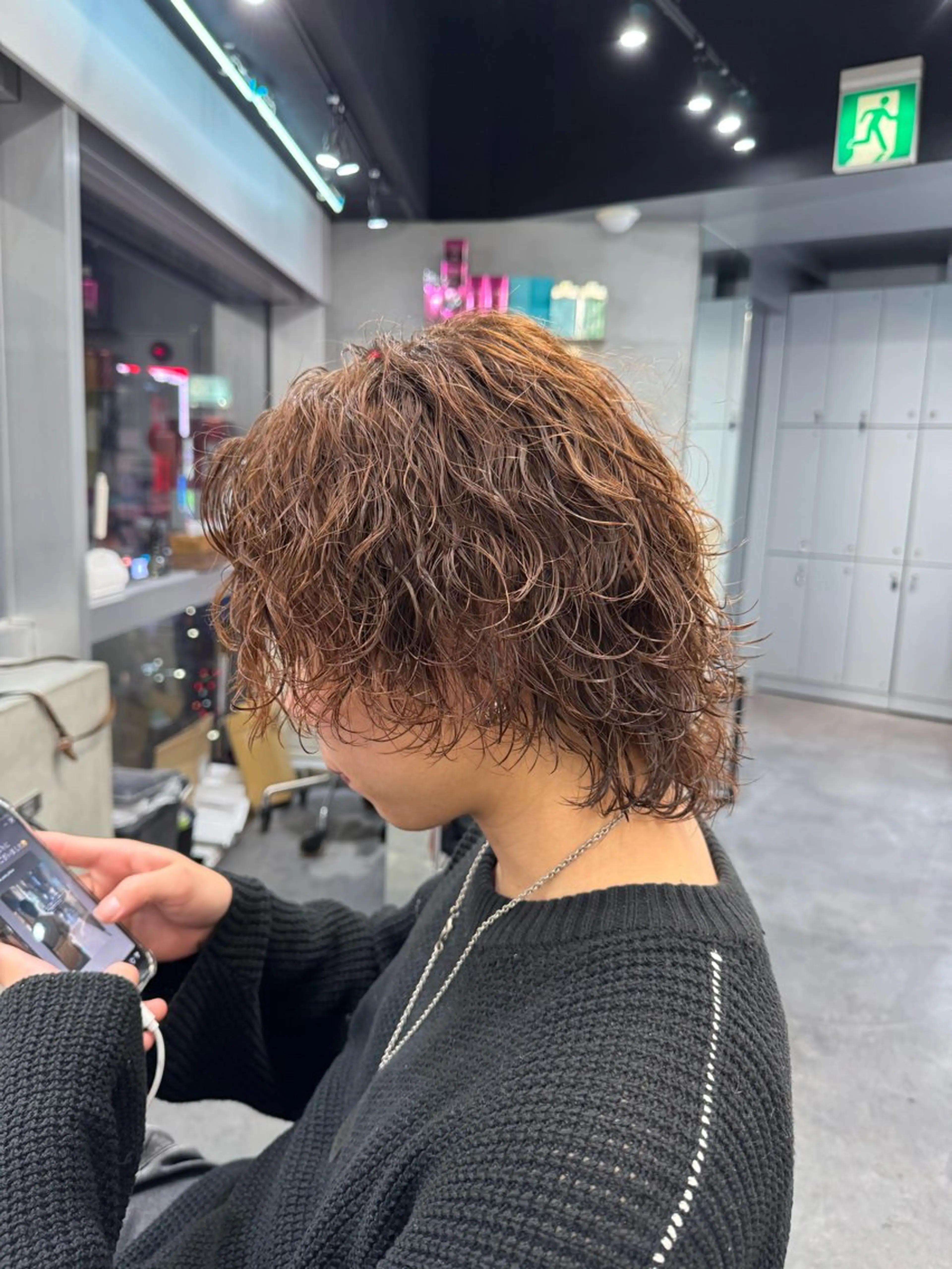 パーマ メンズ カット パーマ トリートメント fifth リュウセイのヘアスタイル