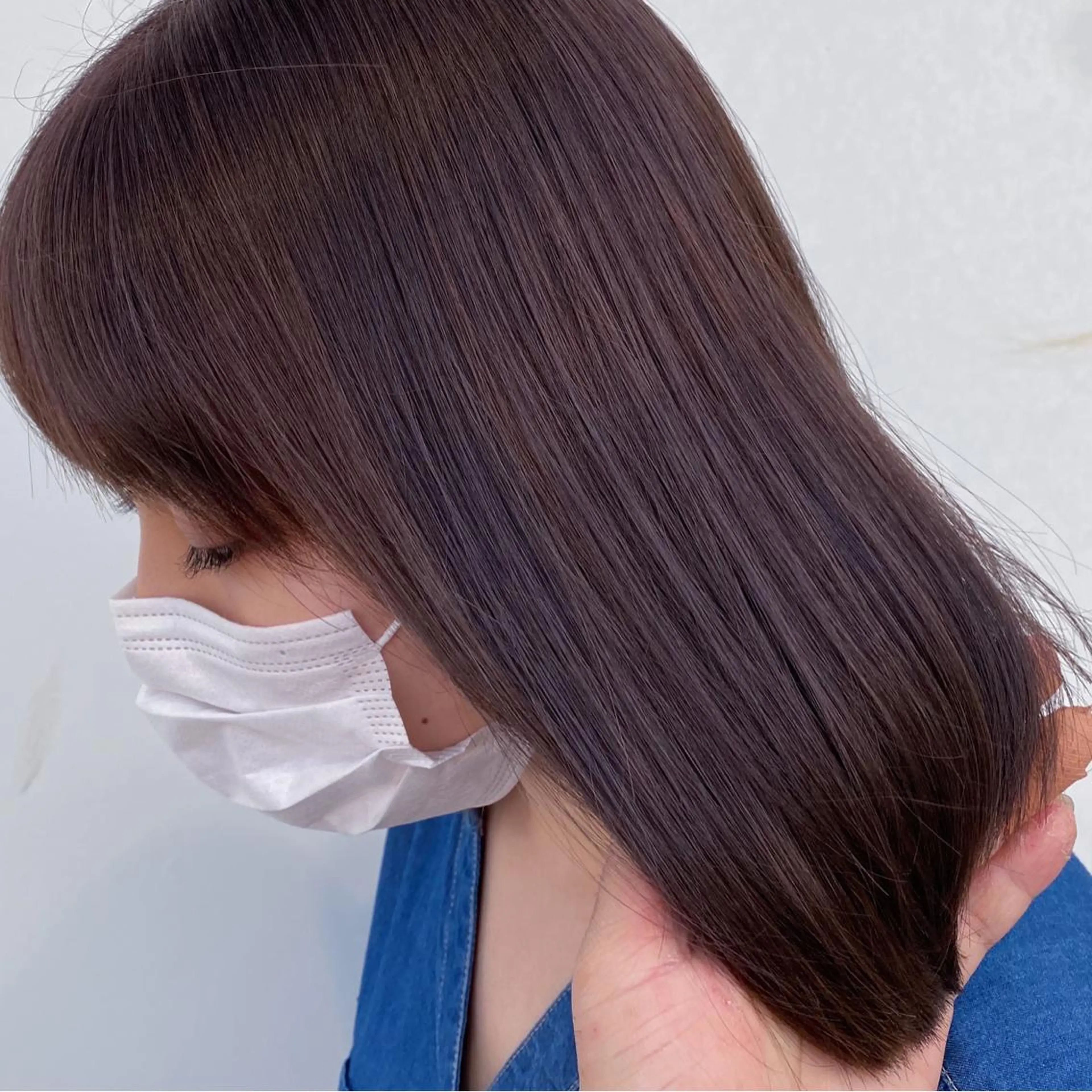 ミディアム カラー カット ヘアカラー ブリーチカラー/ 岩破瑞希のヘアスタイル