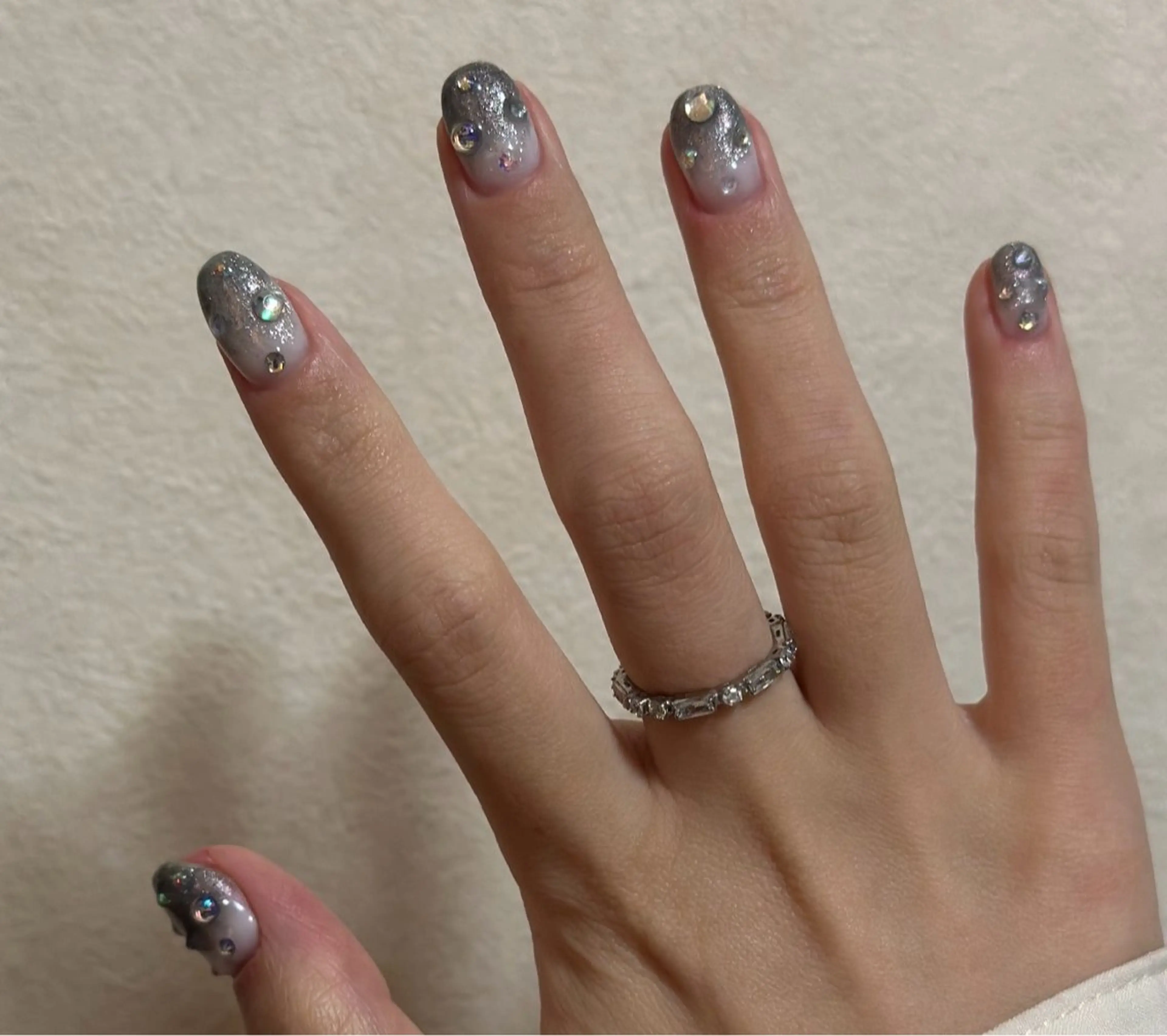 ネイル ストーンネイル 🌷 kuuのネイルデザイン