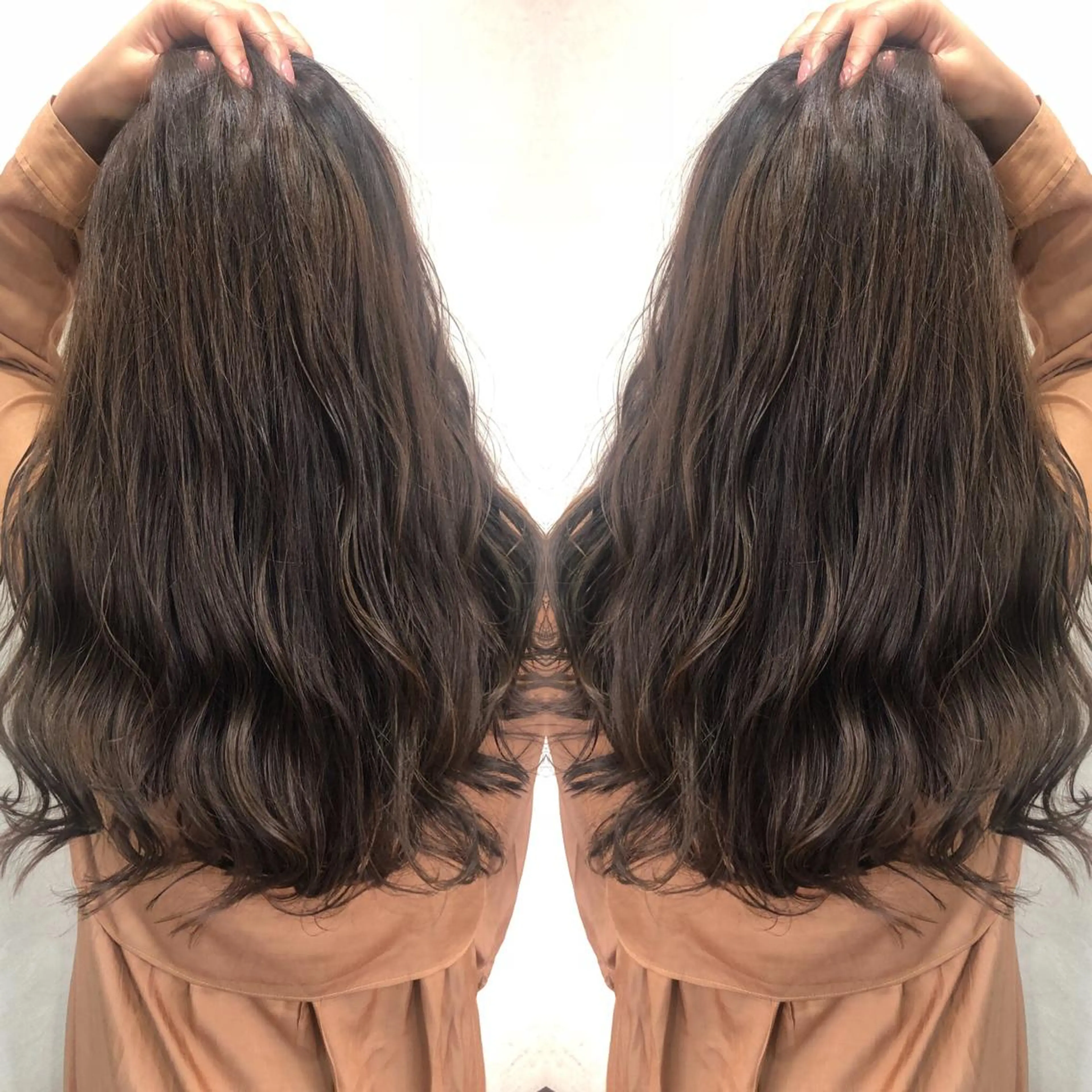 ロング カラー カット ヘアカラー トリートメント ♡美髪•艶髪♡砂川 なつきのヘアスタイル