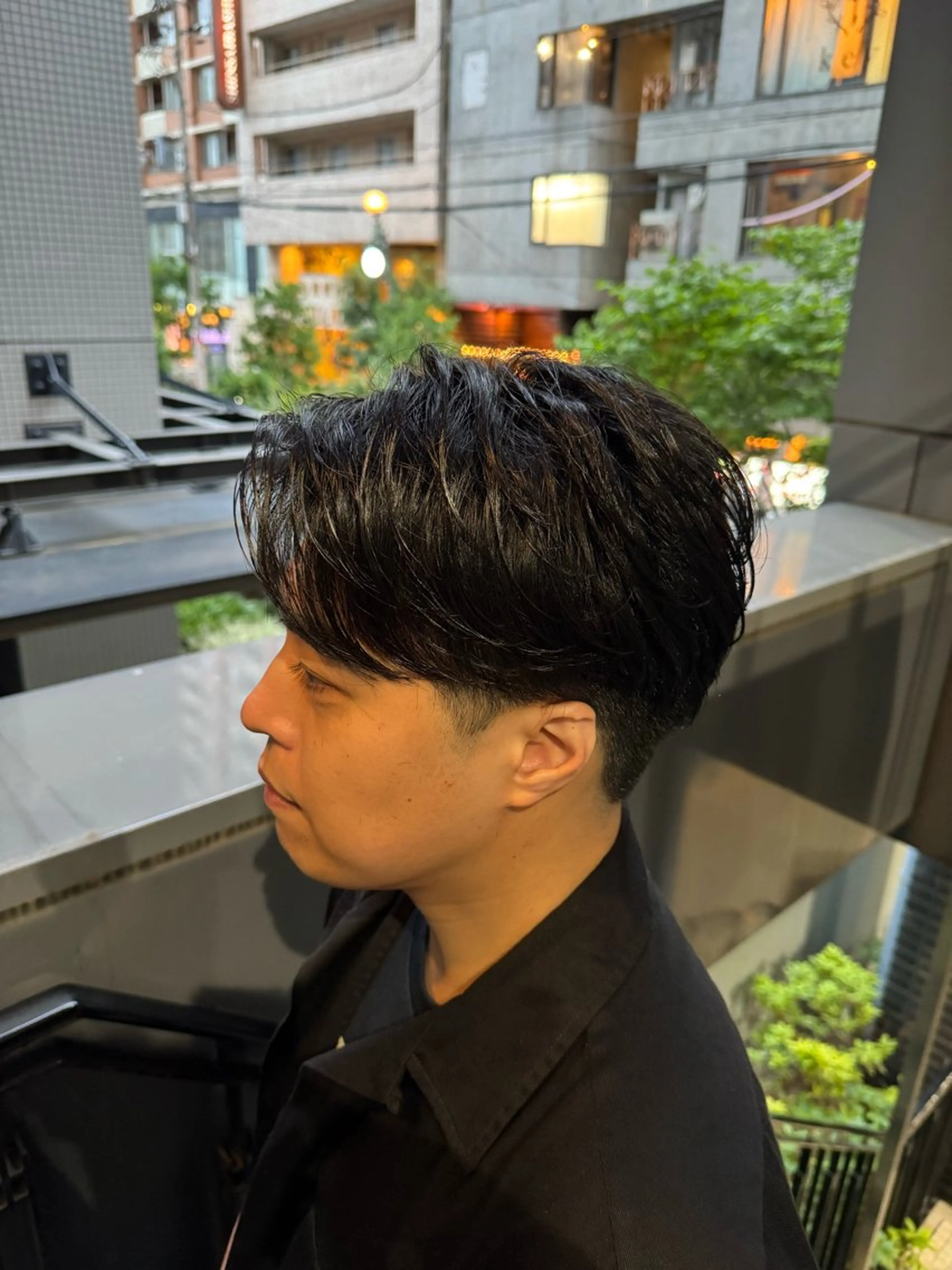 パーマ メンズ カット パーマ 河野 悠のヘアスタイル
