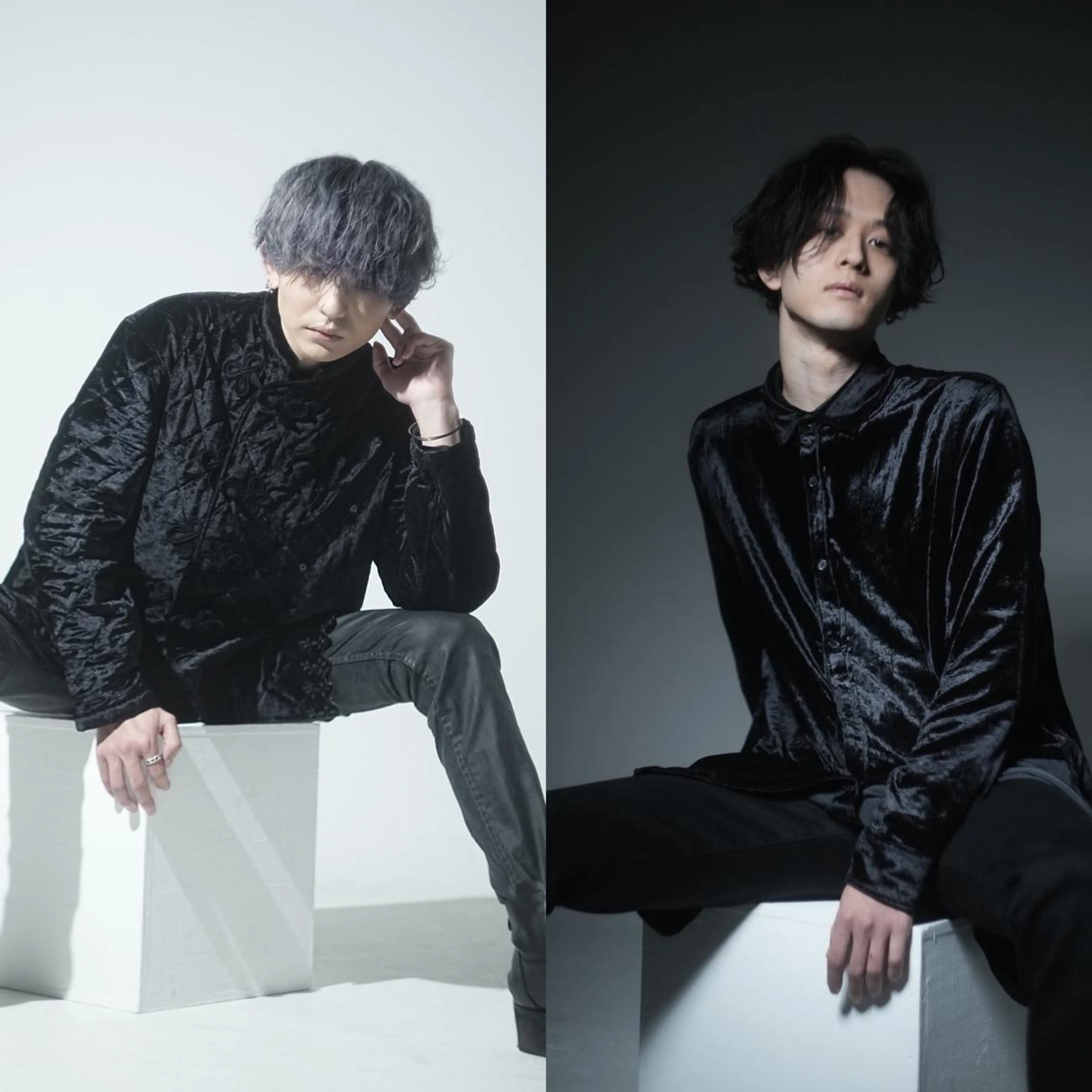 ミディアム カラー パーマ メンズ ミディアムパーマ メンズブリーチ ビジネス センターパート フェードカット メンズサロン【owl 心斎橋】難波/アメ村のヘアスタイル