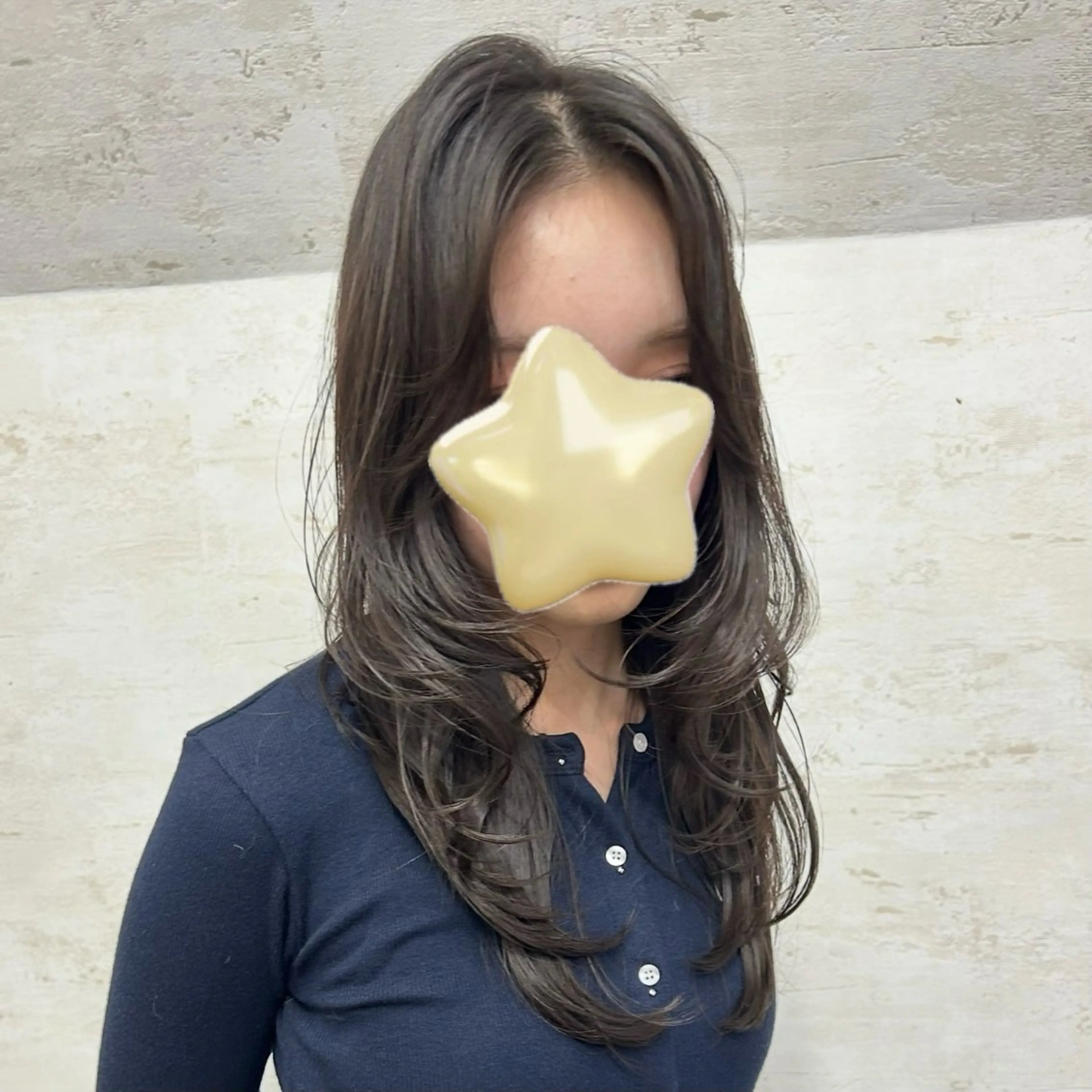 セミロング カット エクステ・レイヤ ーカット/yuunaのヘアスタイル