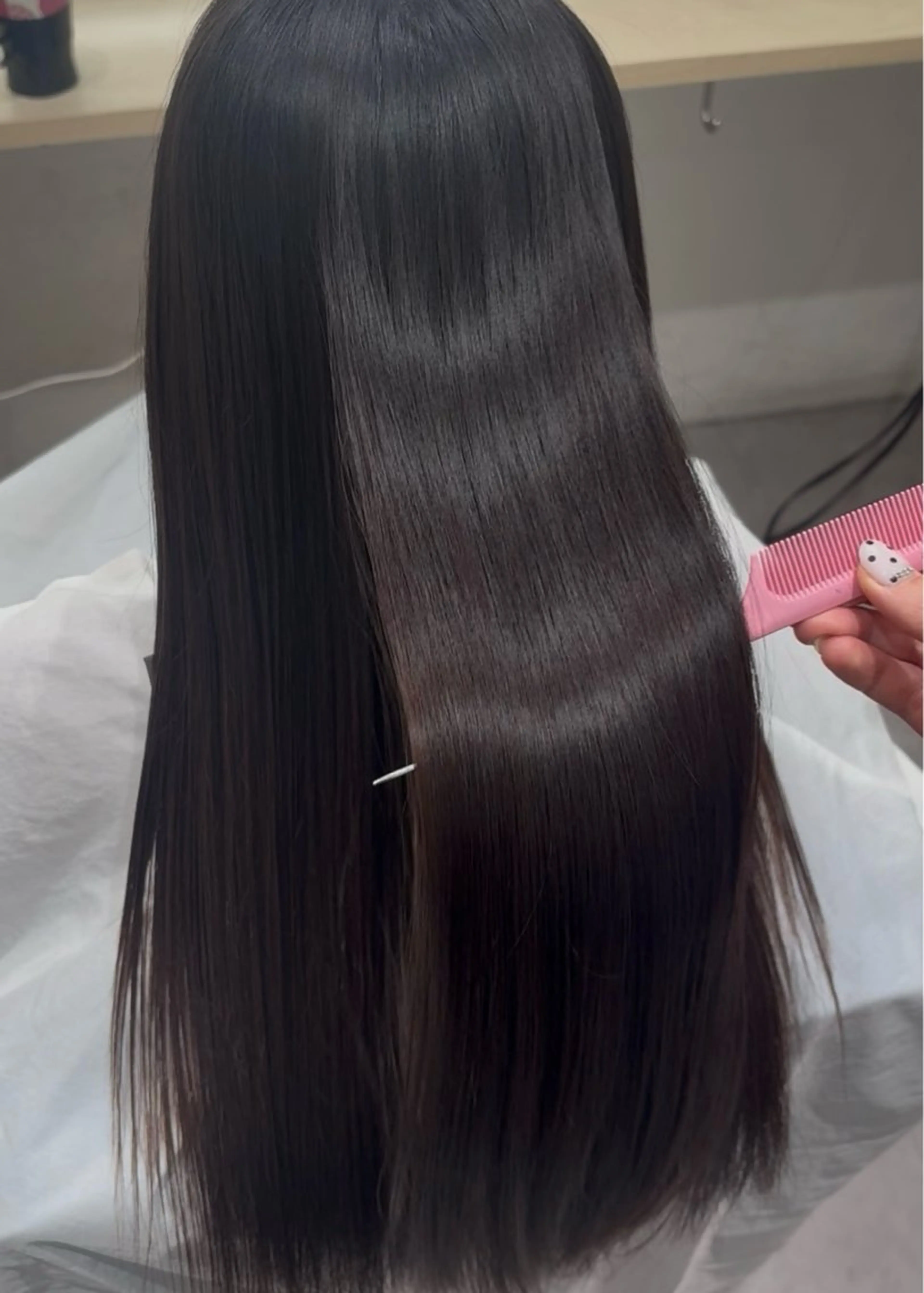 ロング 縮毛矯正 soyon まなか🍀のヘアスタイル