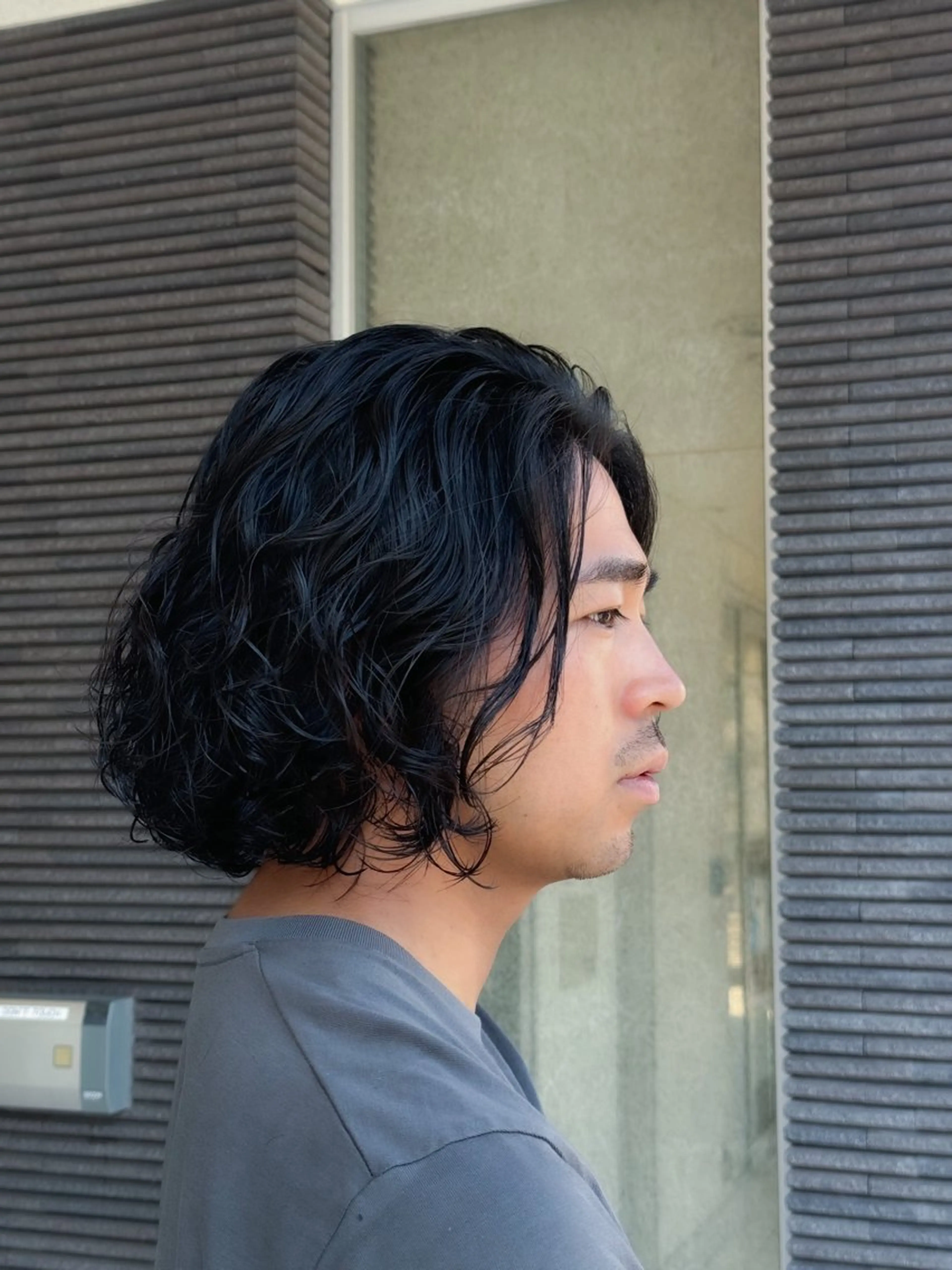 セミロング メンズ 椎葉 祐也のヘアスタイル