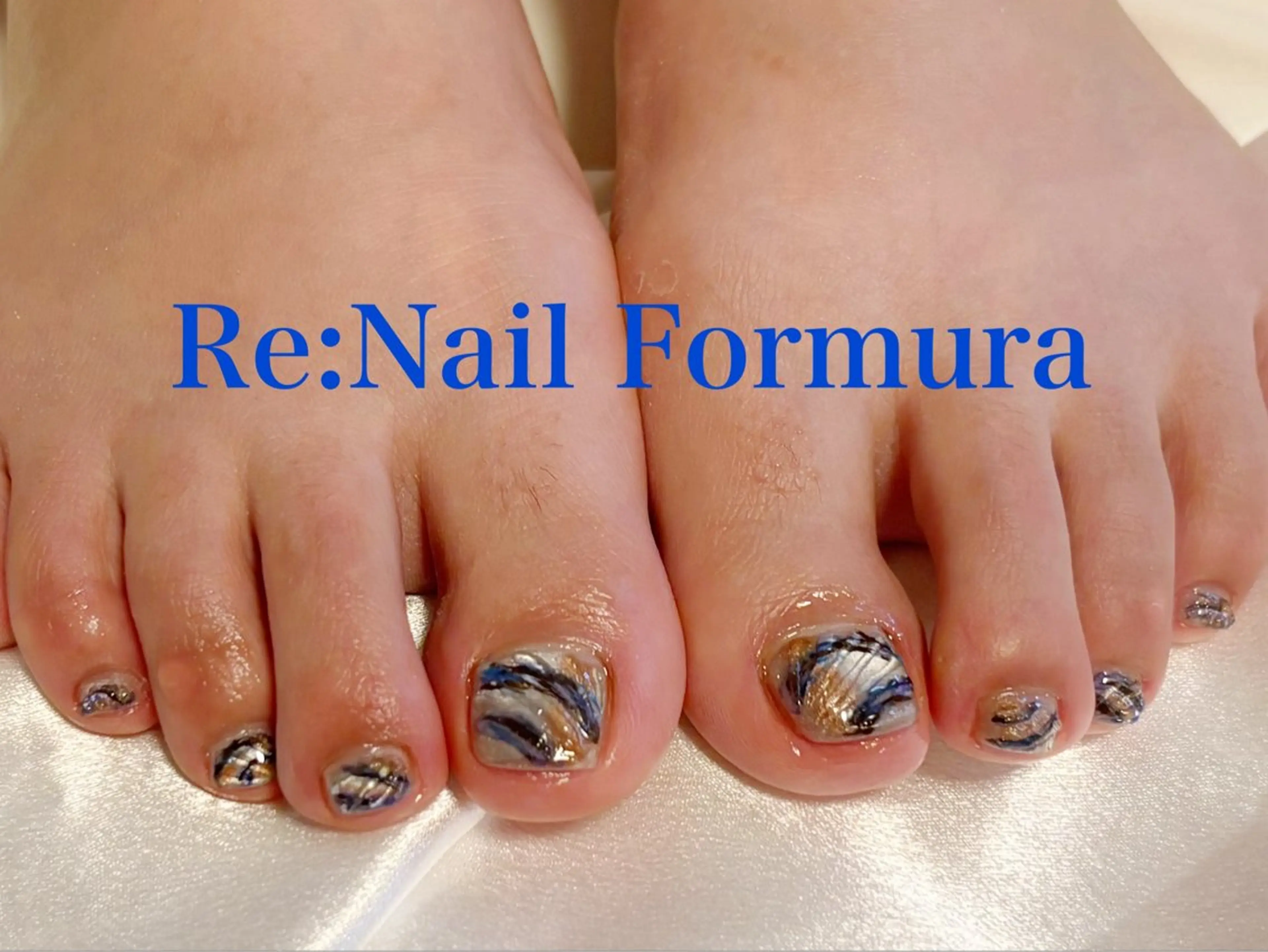 ショート フットネイル kido chieのネイルデザイン
