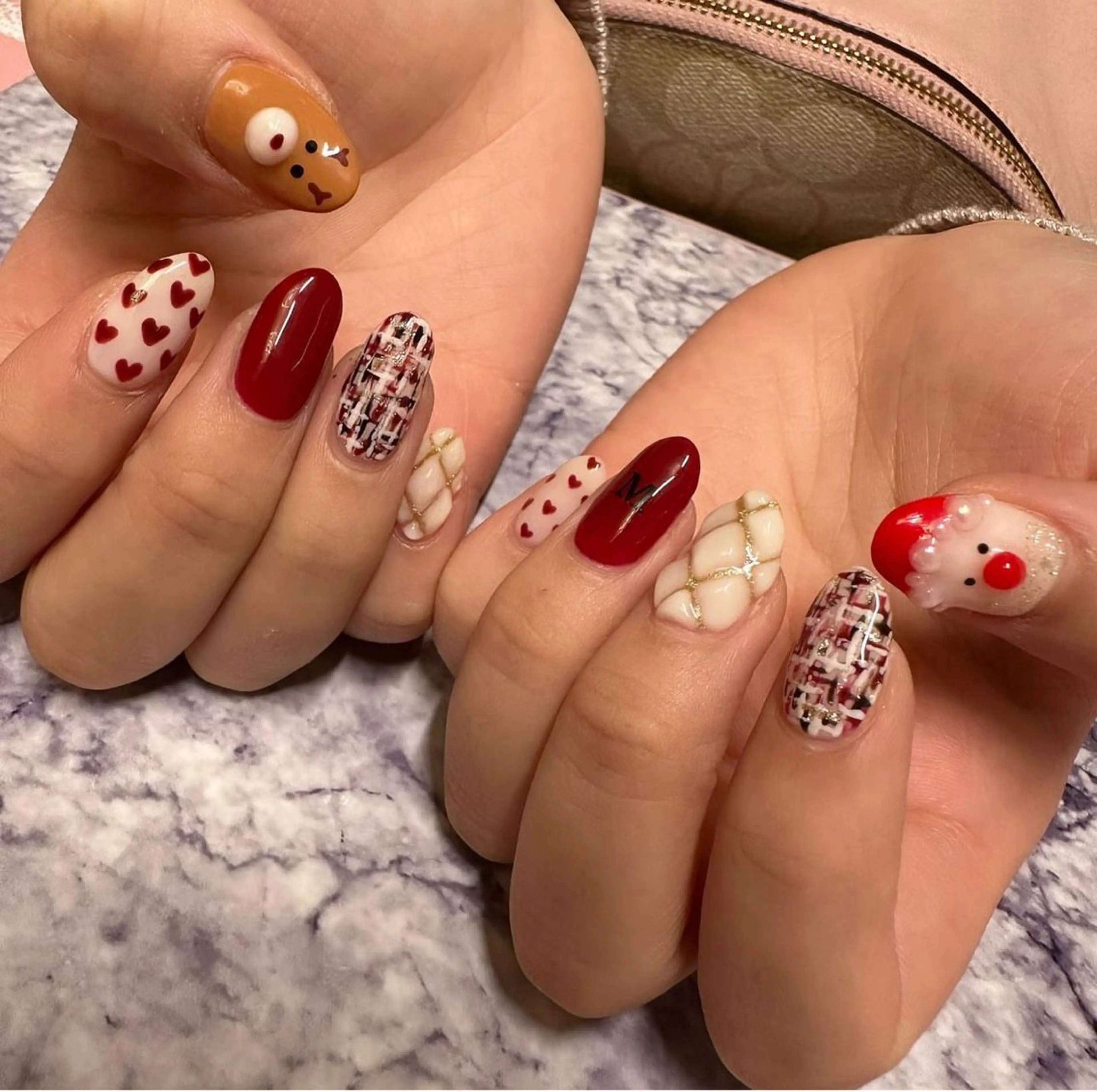 ネイル ハンドネイル Pretzels🥨 【プレッツェル】ミウのネイルデザイン